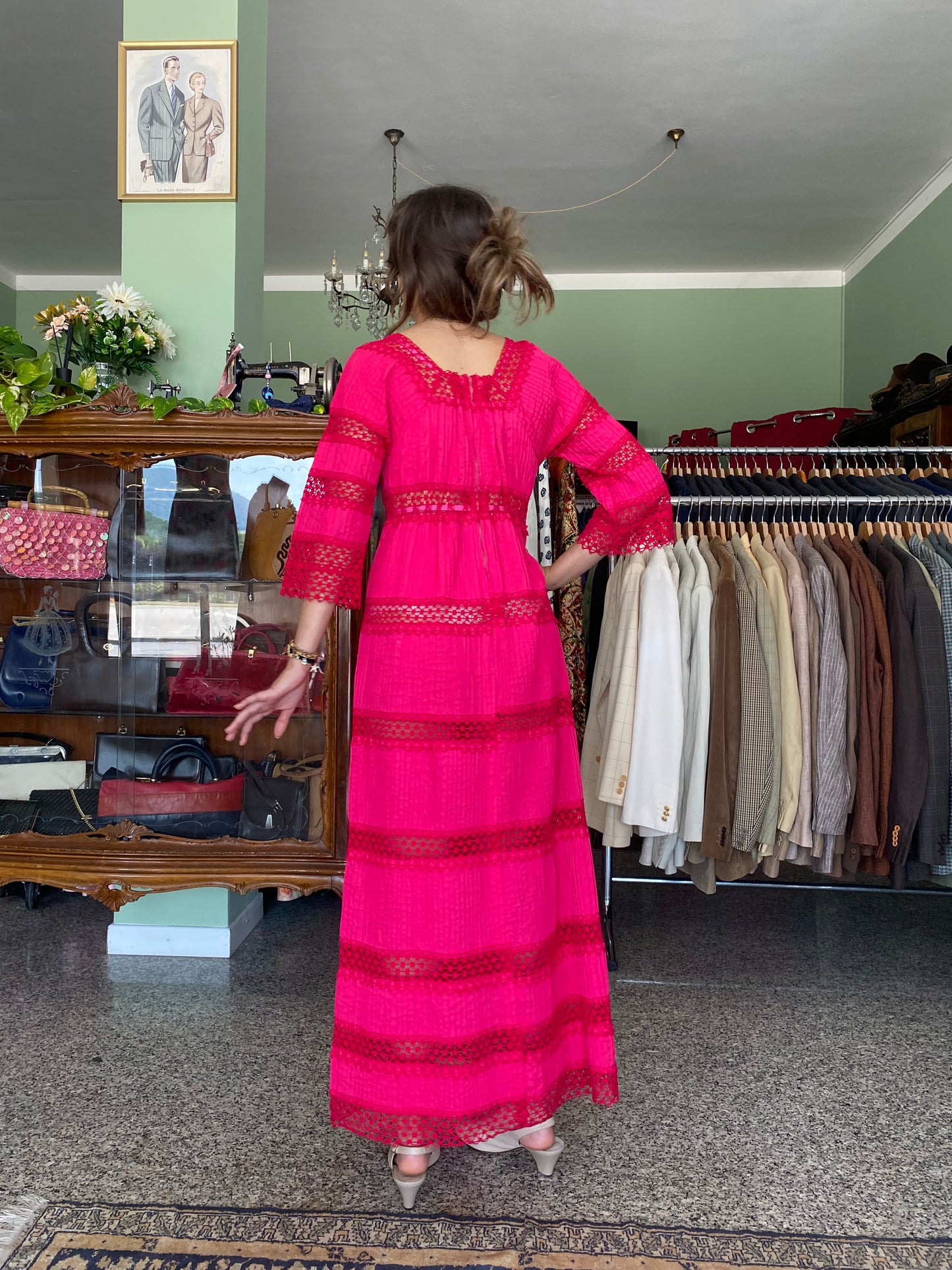 Maxi dress in cotone - TG. 40/42