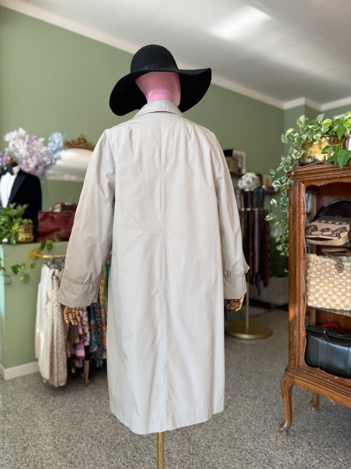 Trench anni ‘70 color grigio perla - TG. 42/44