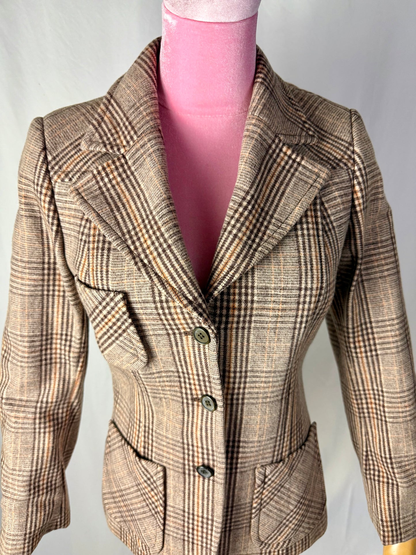 Giacca anni ‘70 Principe di Galles - TG. 38