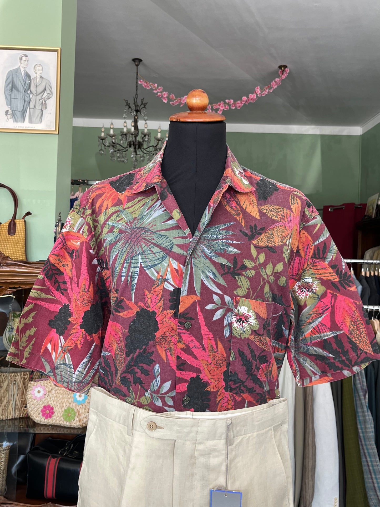 Camicia a maniche corte tg. M-L