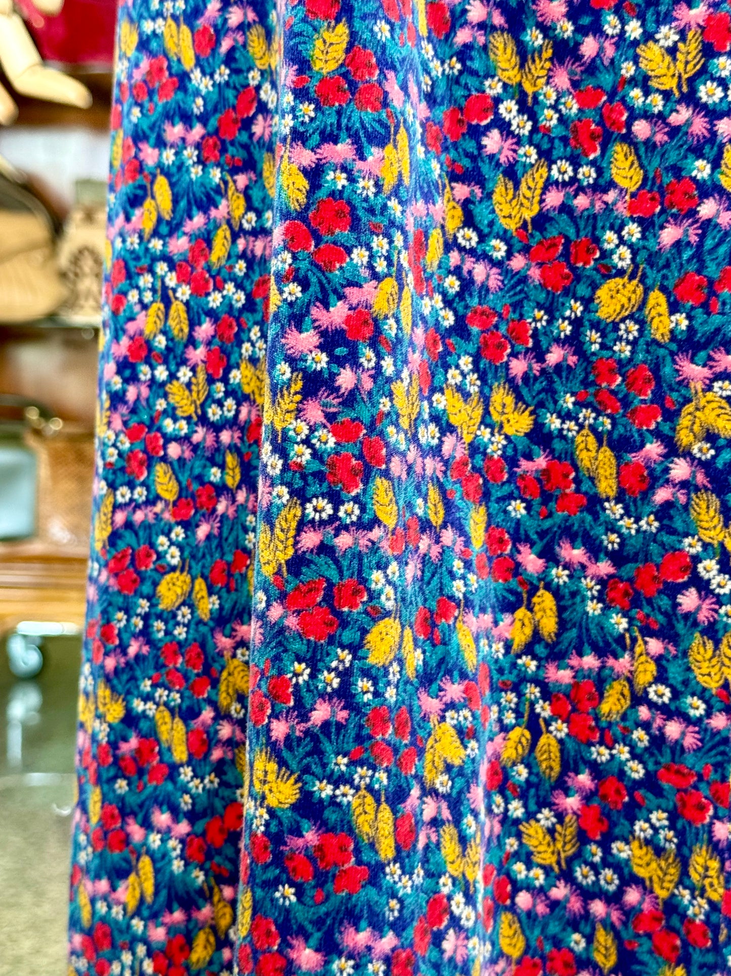 Maxi gonna anni ‘70 in velluto - TG. 38