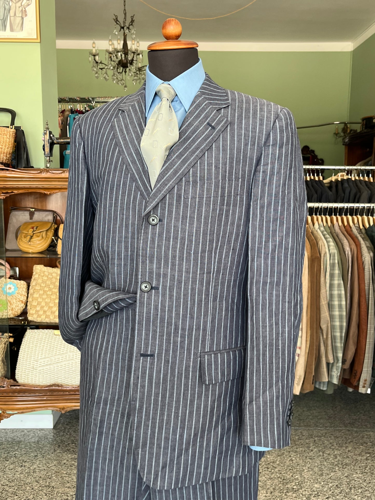 Completo in lino tg. 48-50