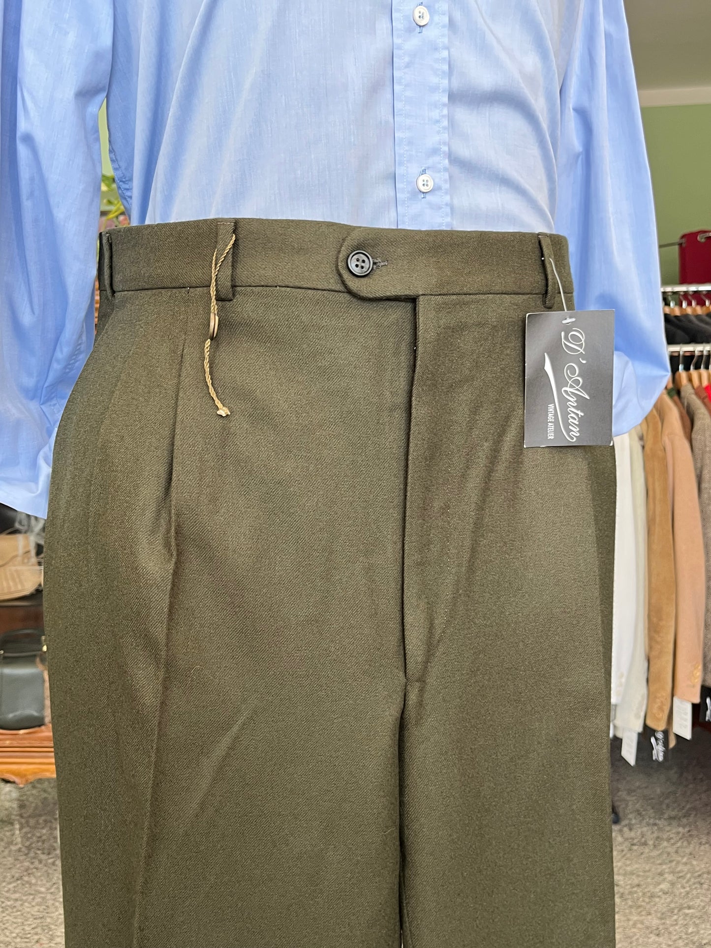 Calzoni in flanella NOS tg. 60