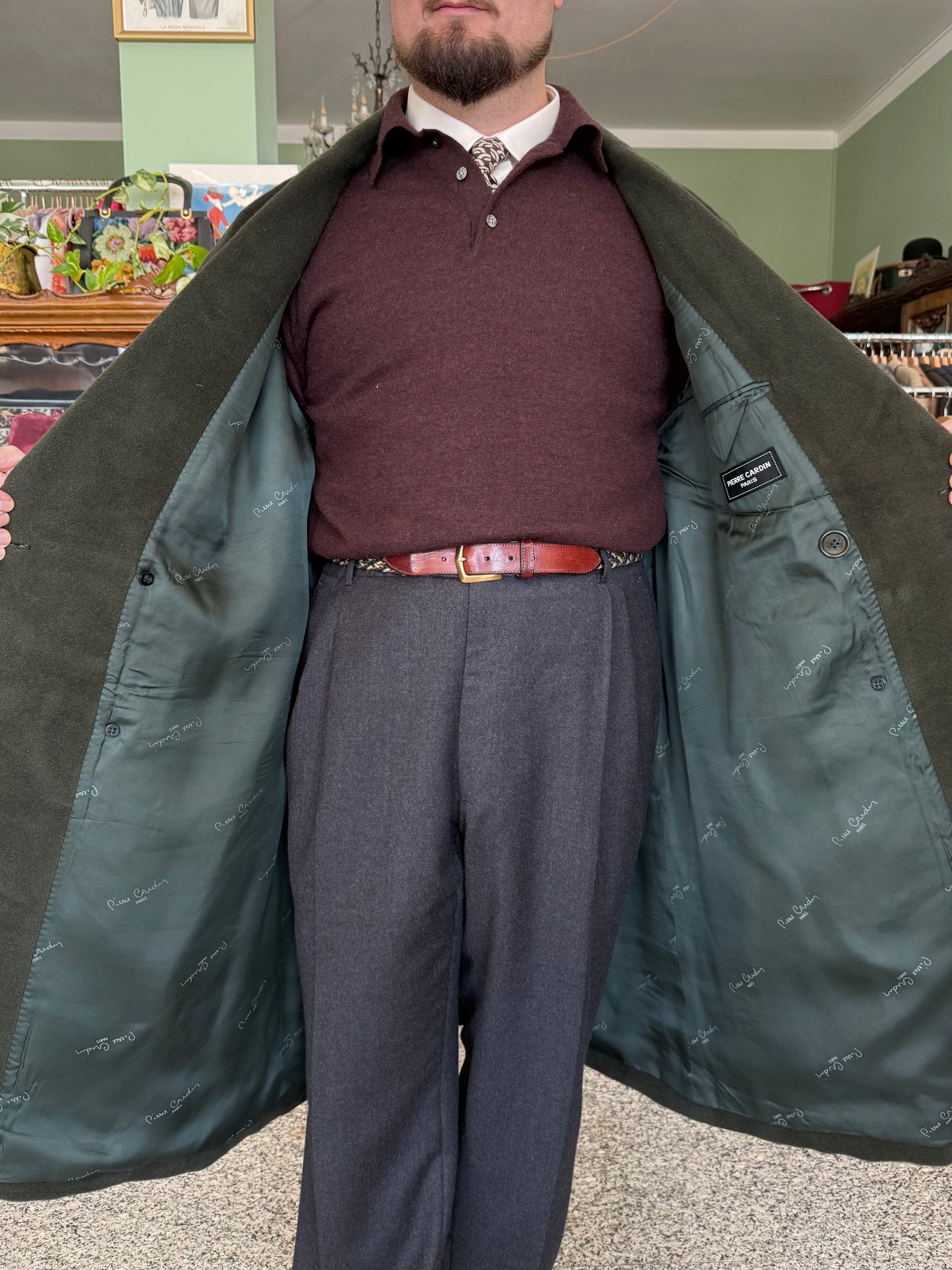 Cappotto Pierre Cardin anni '80 tg. 52-54