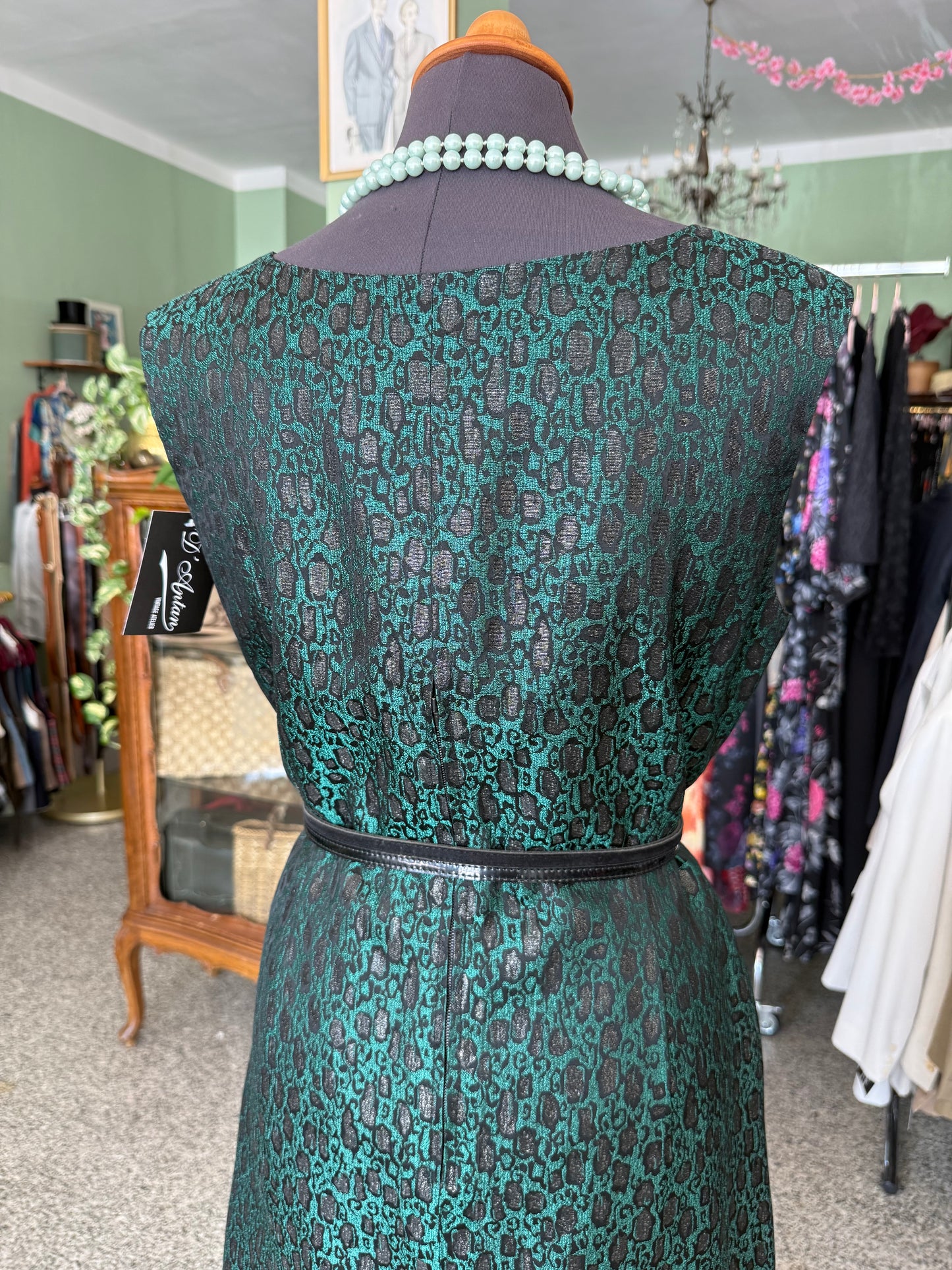 Abito anni ‘60 sartoriale animalier - TG. 46