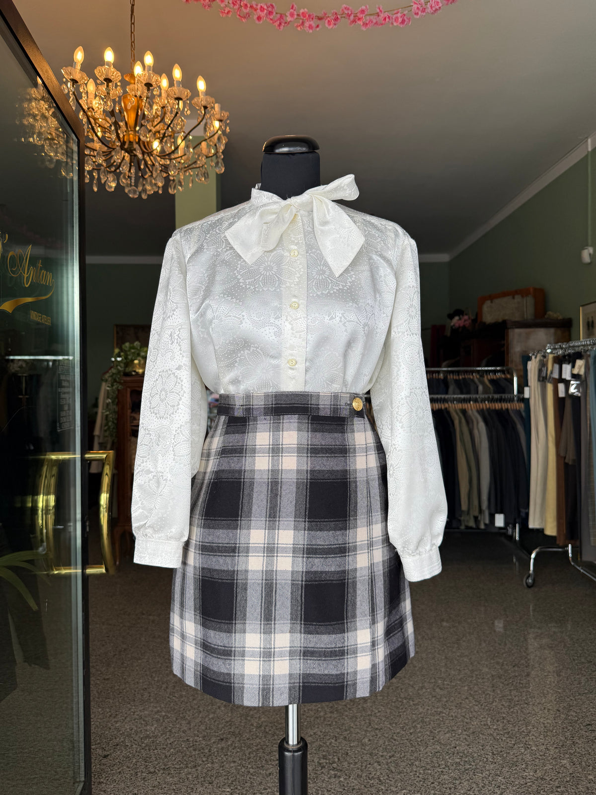 Minigonna in lana tartan - TG. 40