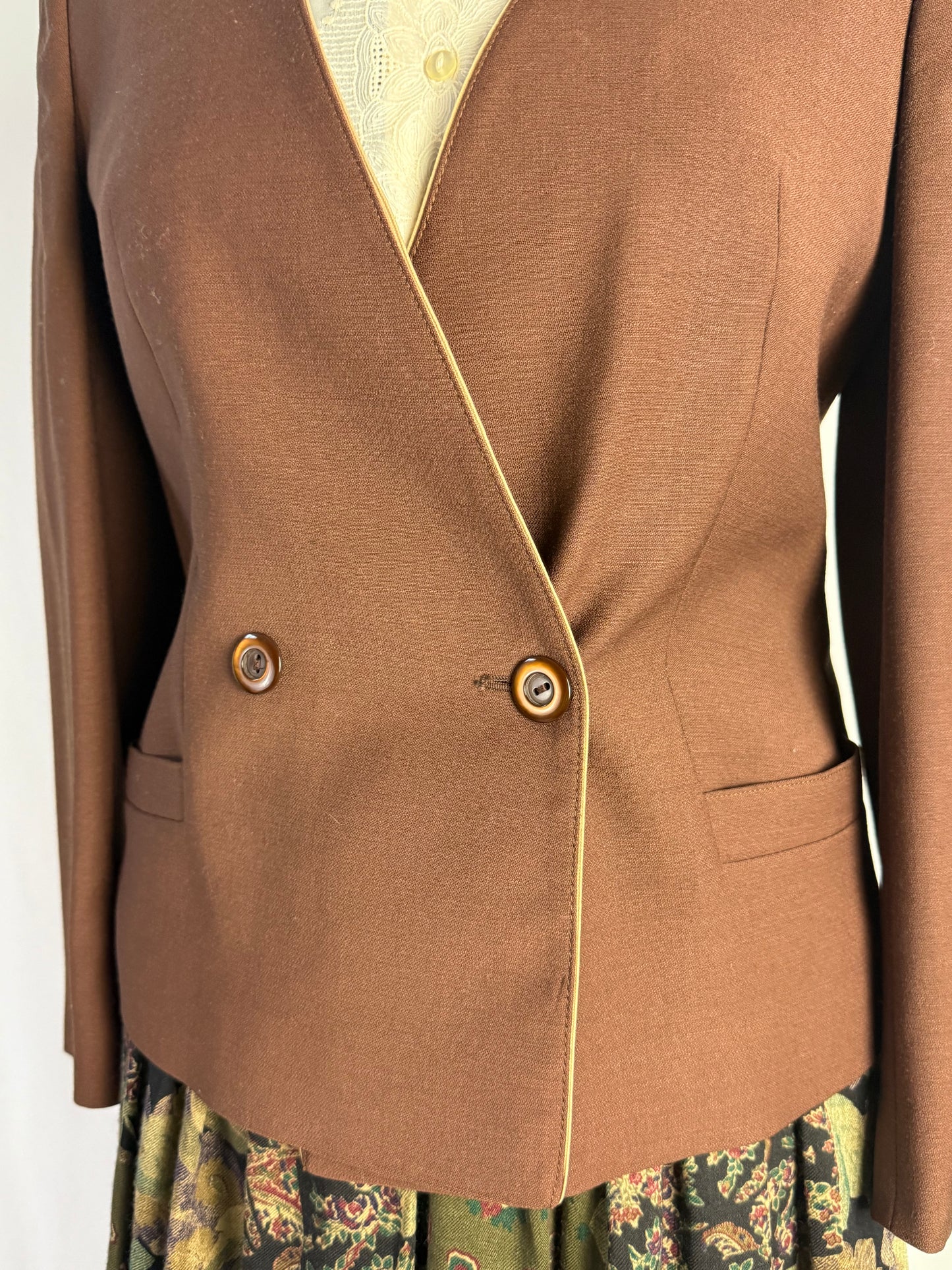 Giacca sartoriale in lana e seta - TG. 40