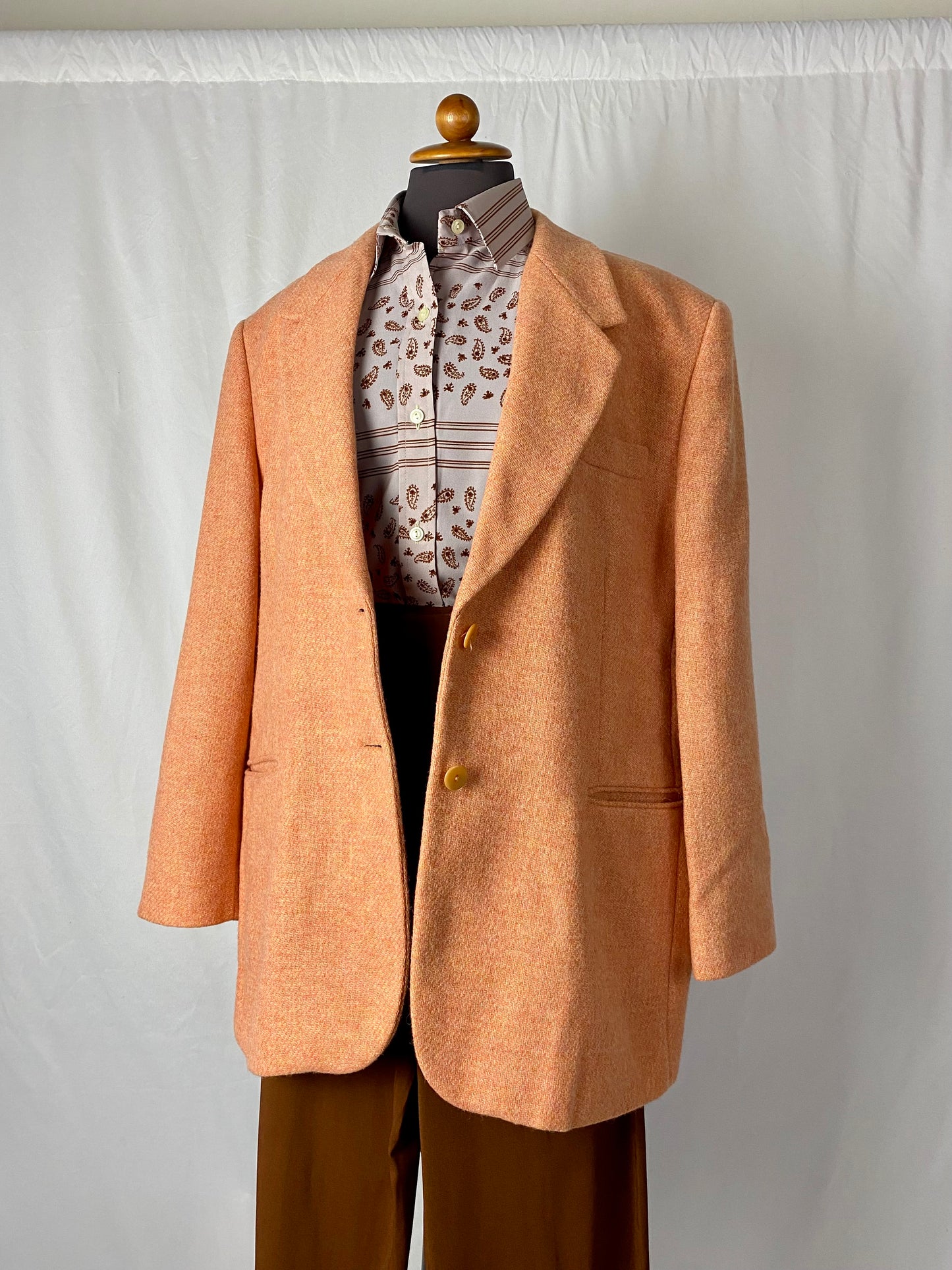 Giacca in lana color pesca - TG. 52/54