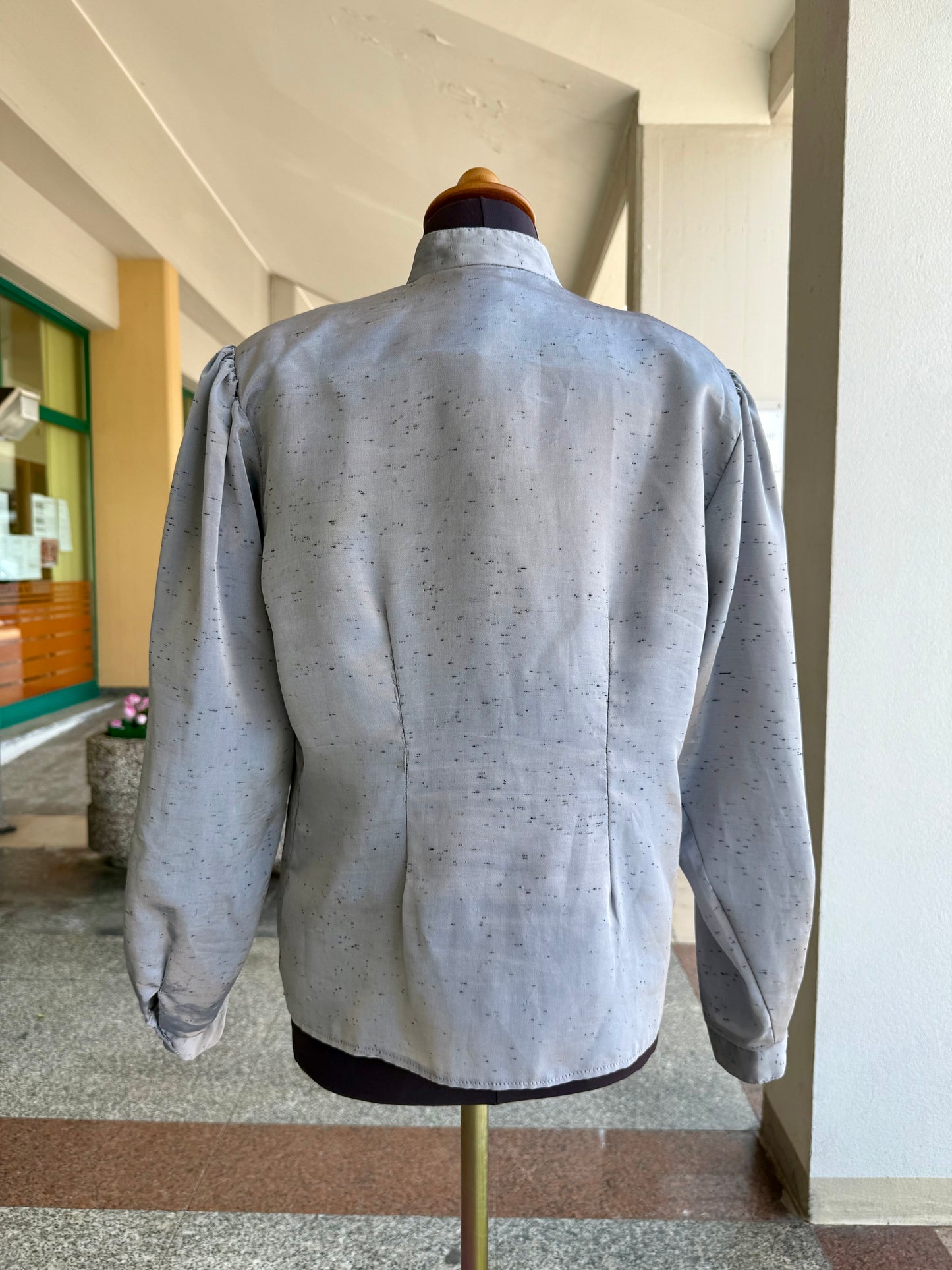 Camicia bon ton grigio perla - TG. 46/48