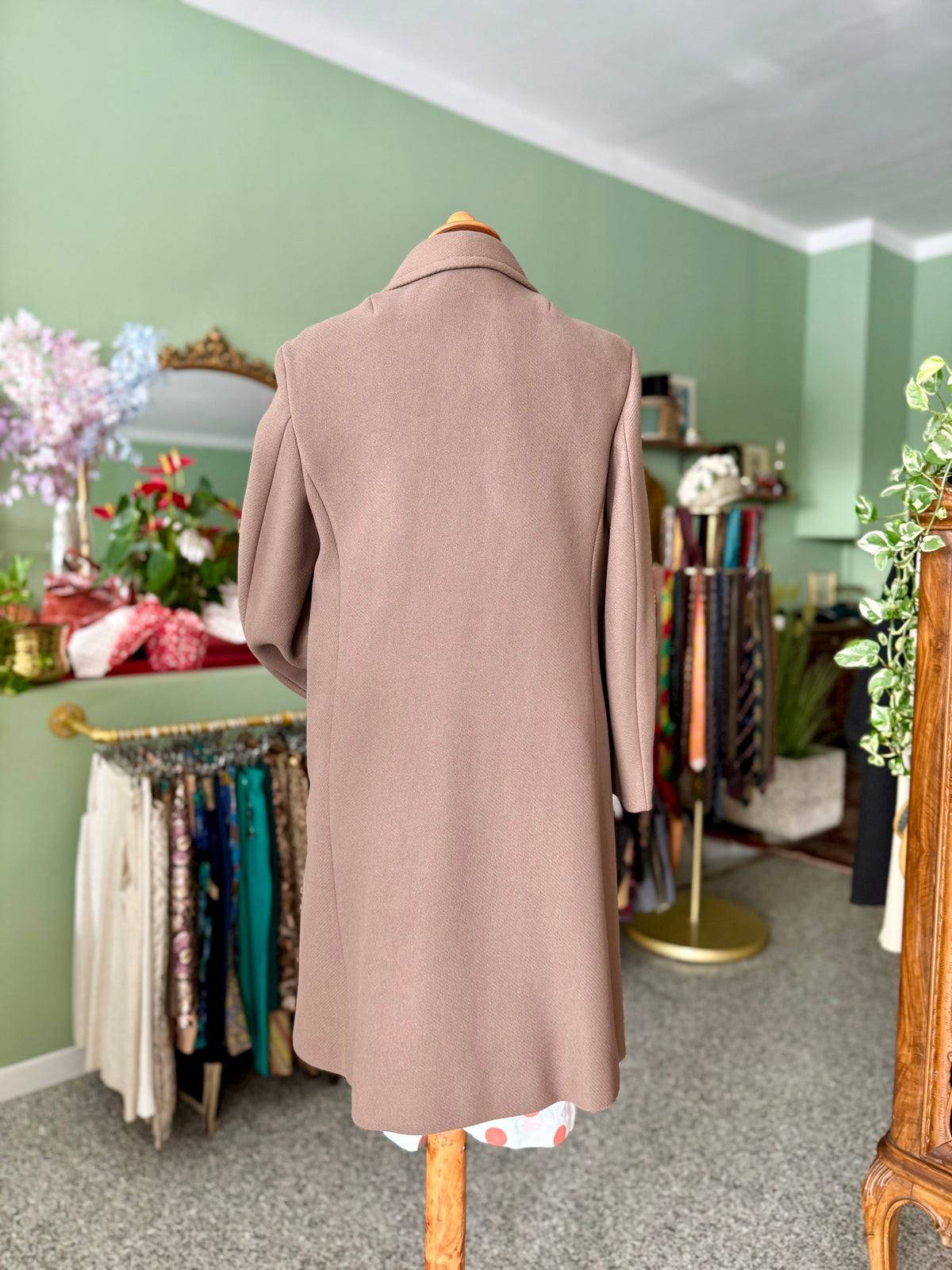 Cappotto anni ‘60 NOS tortora - TG. 40/42