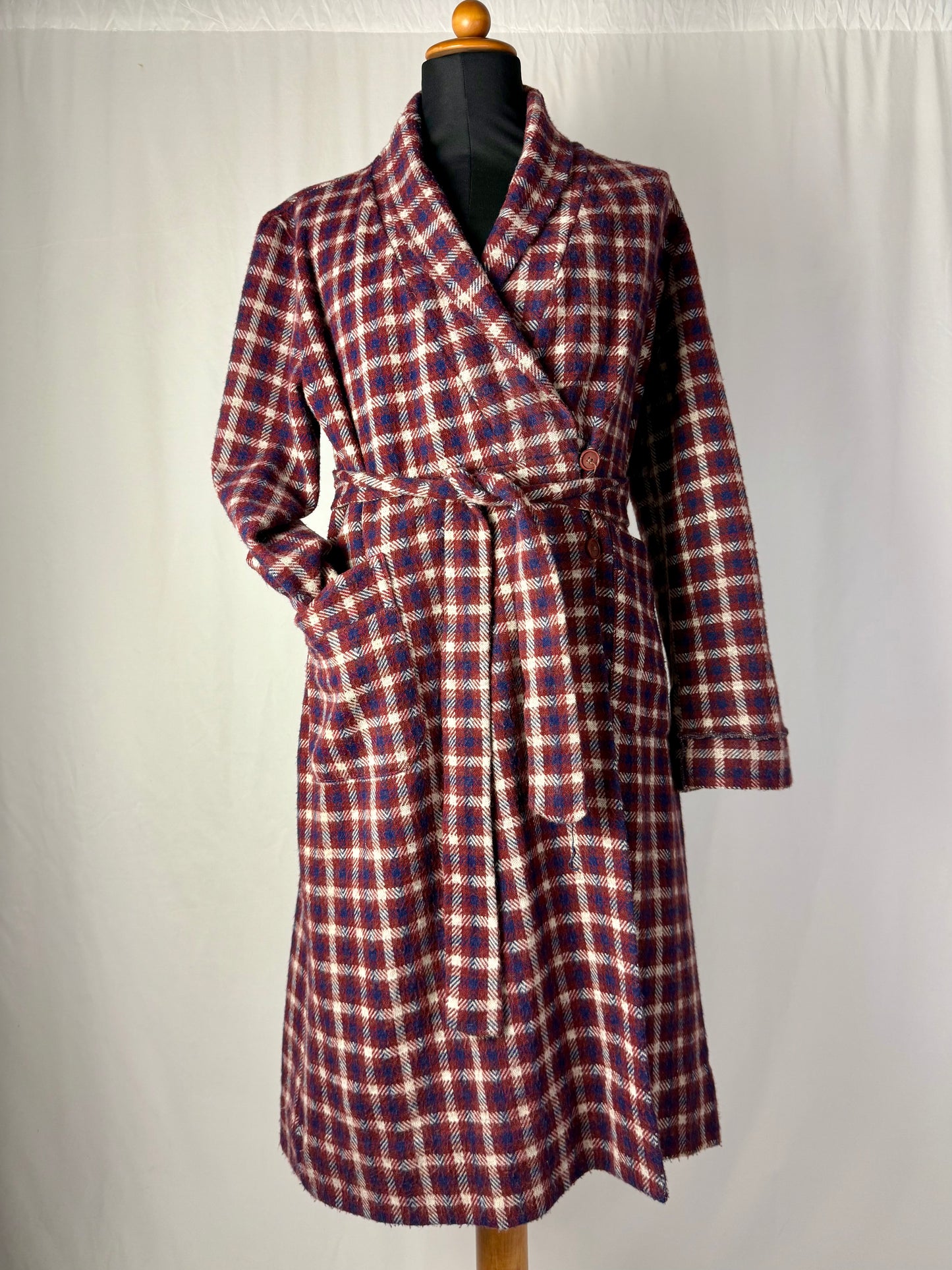 Vestaglia lunga tartan tg. L