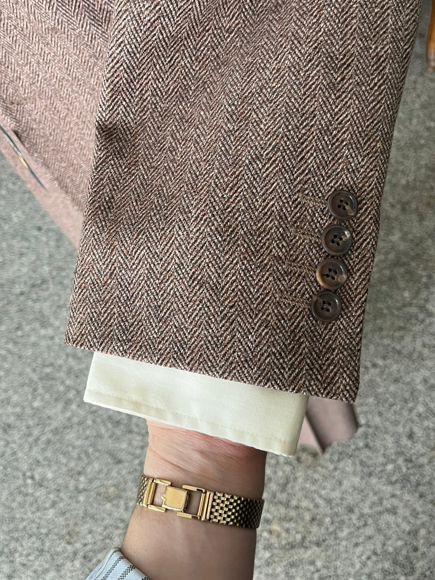 Completo anni '90 tweed NOS tg. 54 drop 4