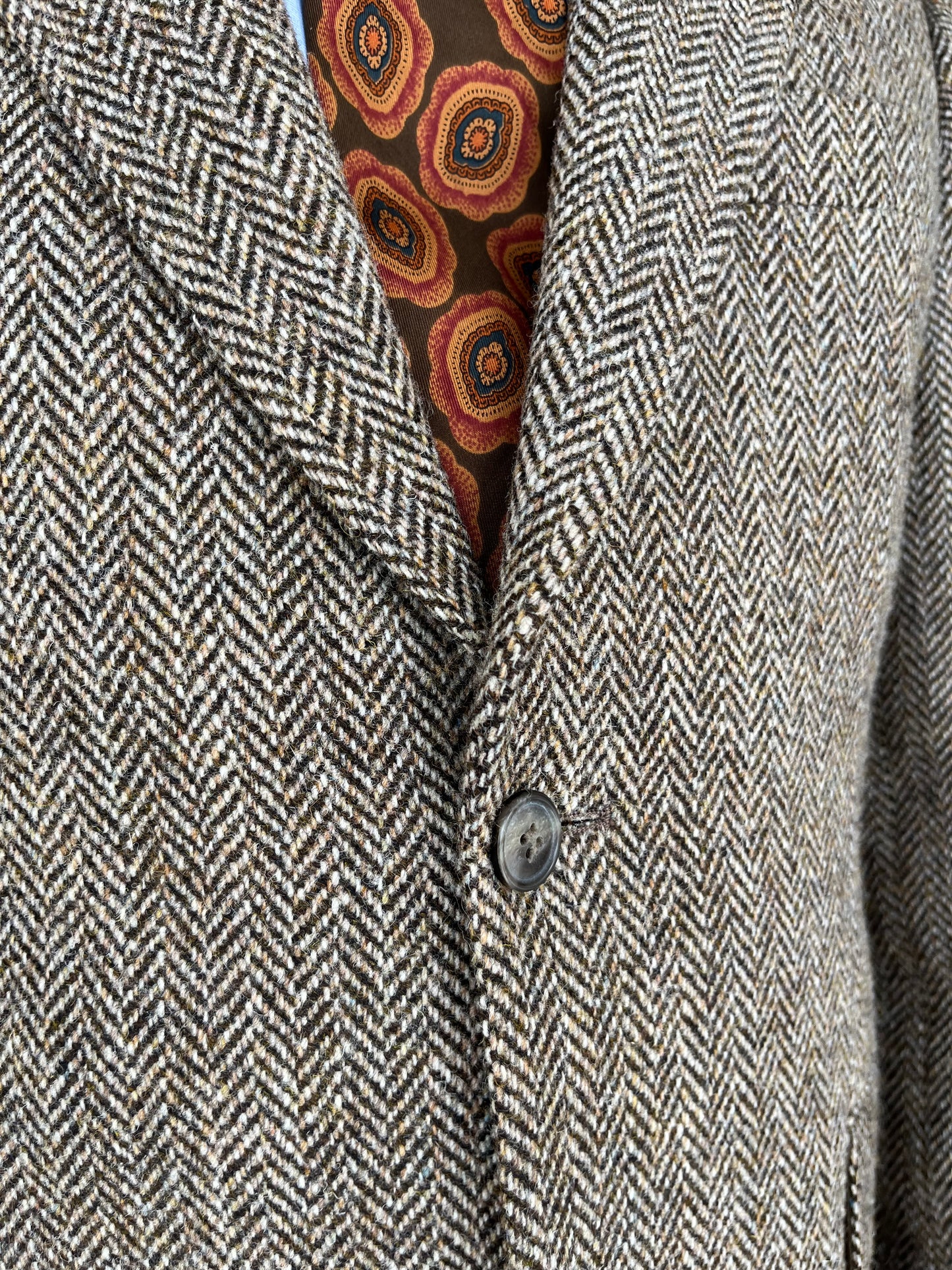 Giacca anni ‘80 Harris Tweed tg. 52-54