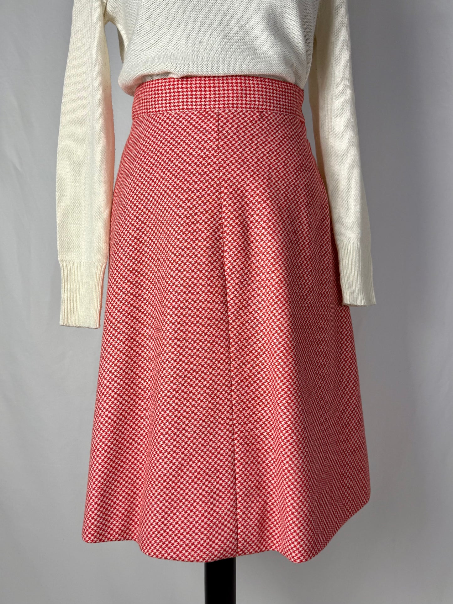 Gonna in lana anni ‘70 pied de poule - TG. 44