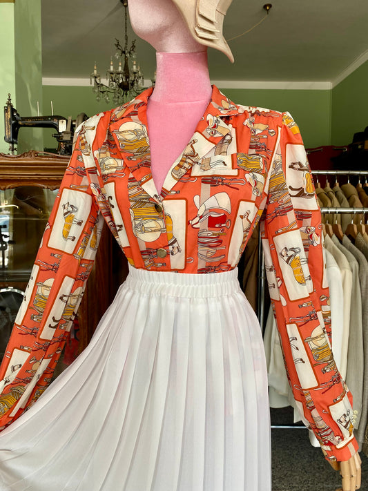 Camicia con cavalli - TG. 44/46/48
