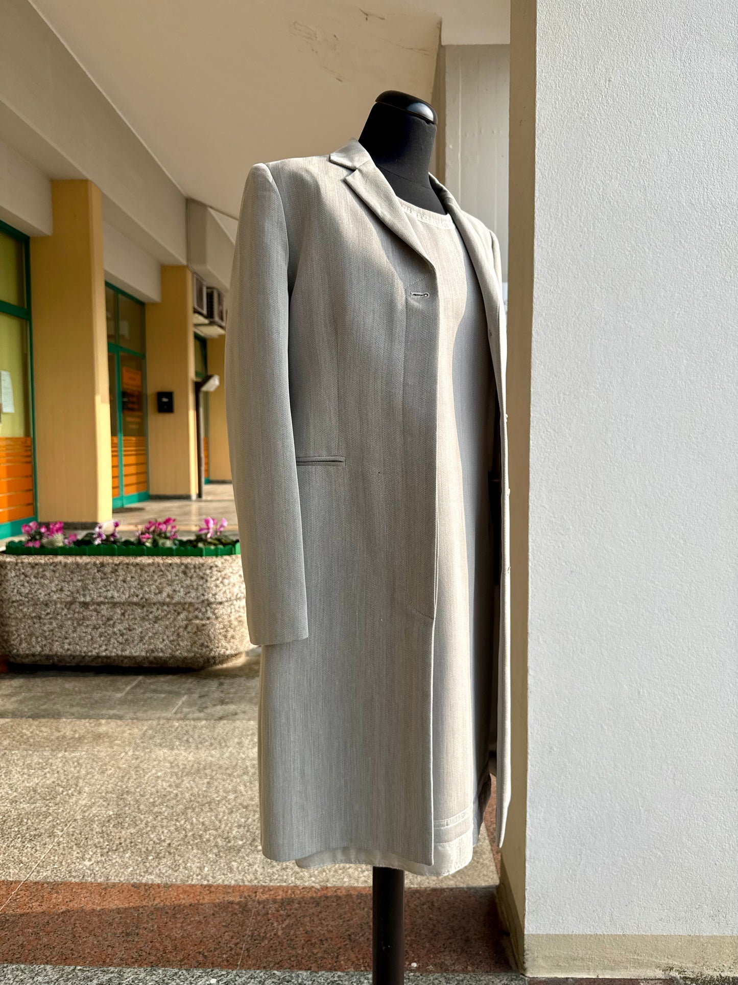 Tailleur anni ‘90 grigio chiaro - TG. 40