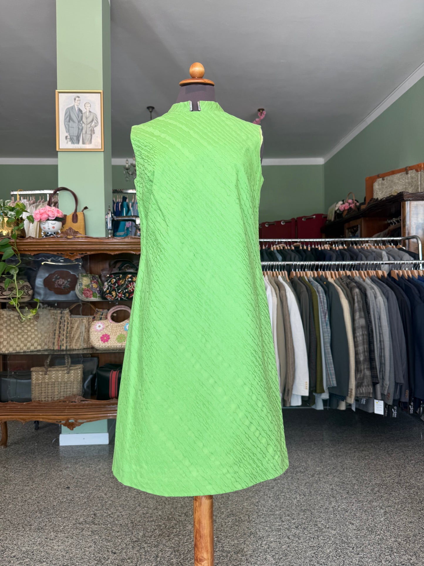 Abito anni ‘60 verde lime - TG. 42