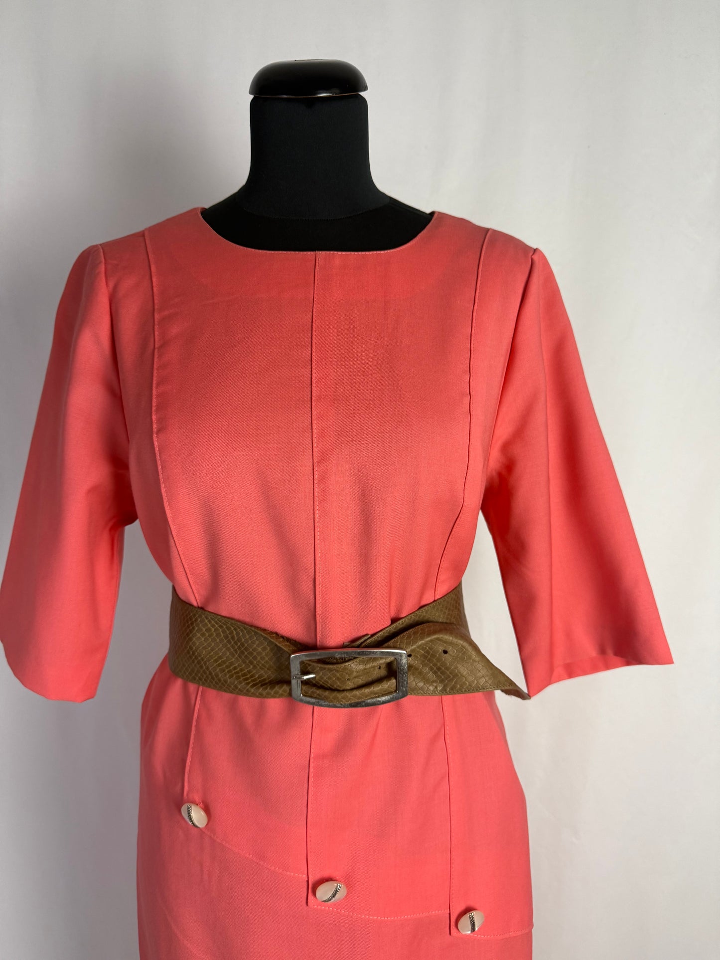 Abito anni ‘60 rosa salmone - TG. 44/46