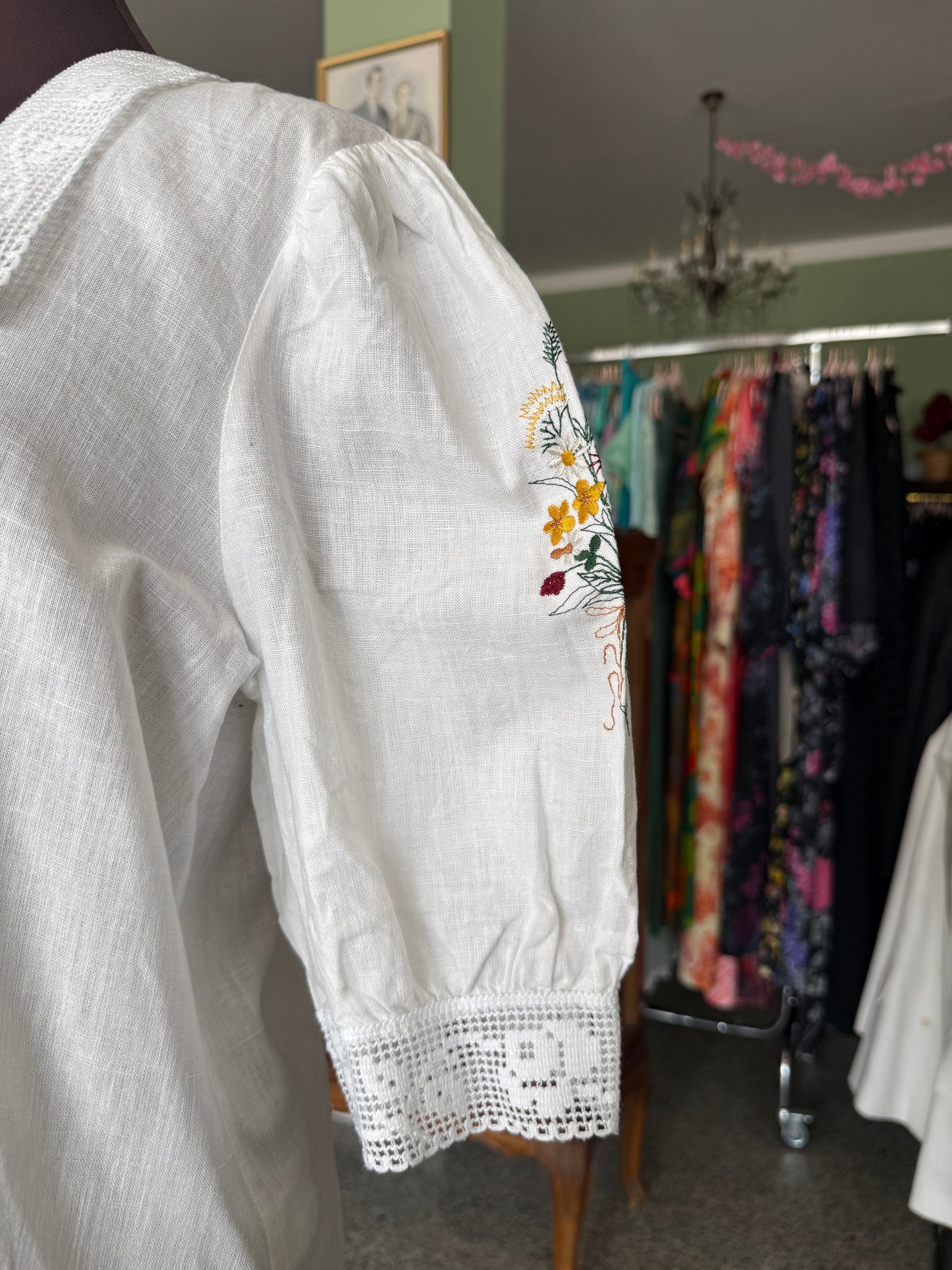 Camicia tirolese in cotone - TG. 42/44