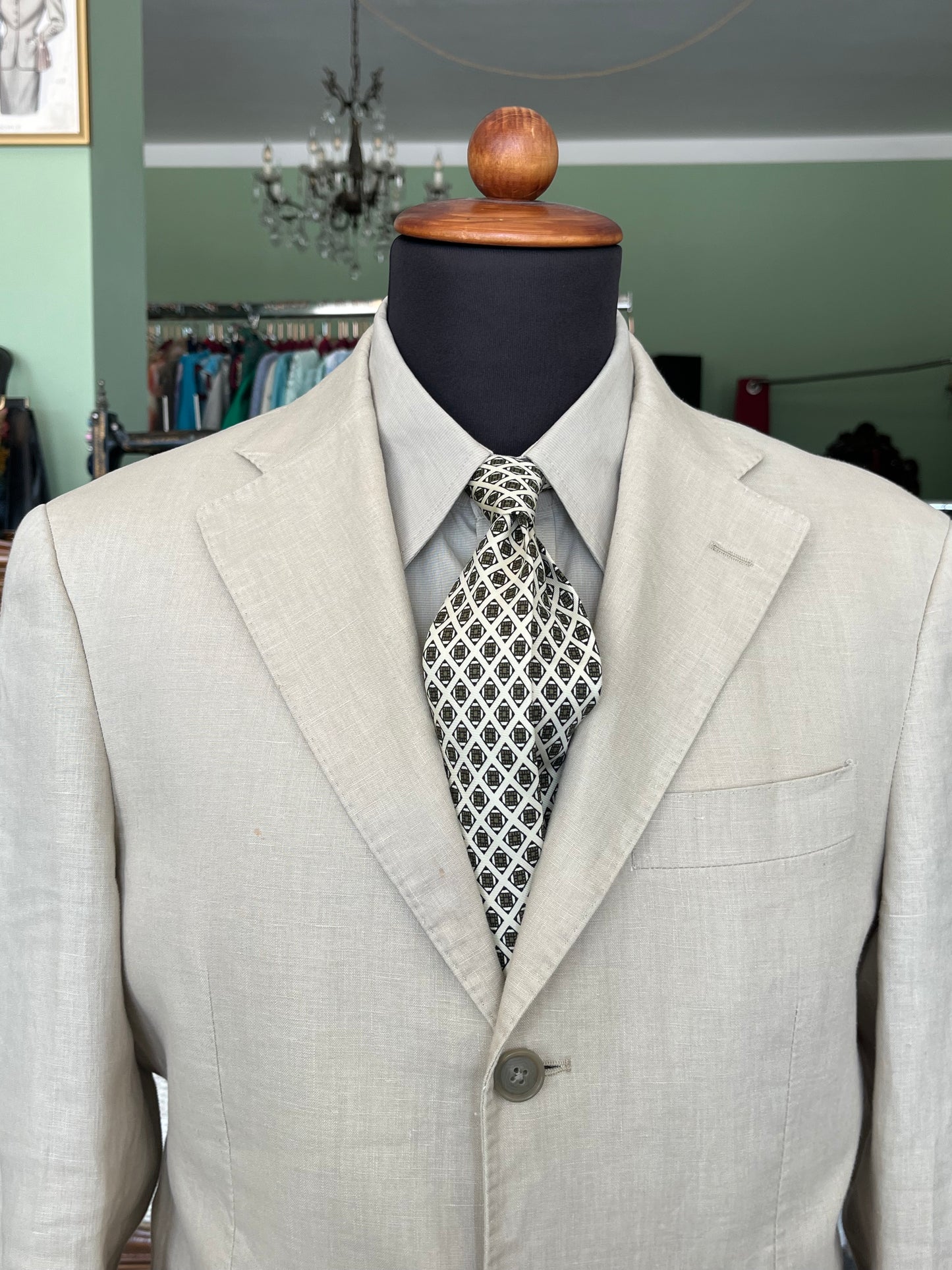 Completo in lino tg. 48