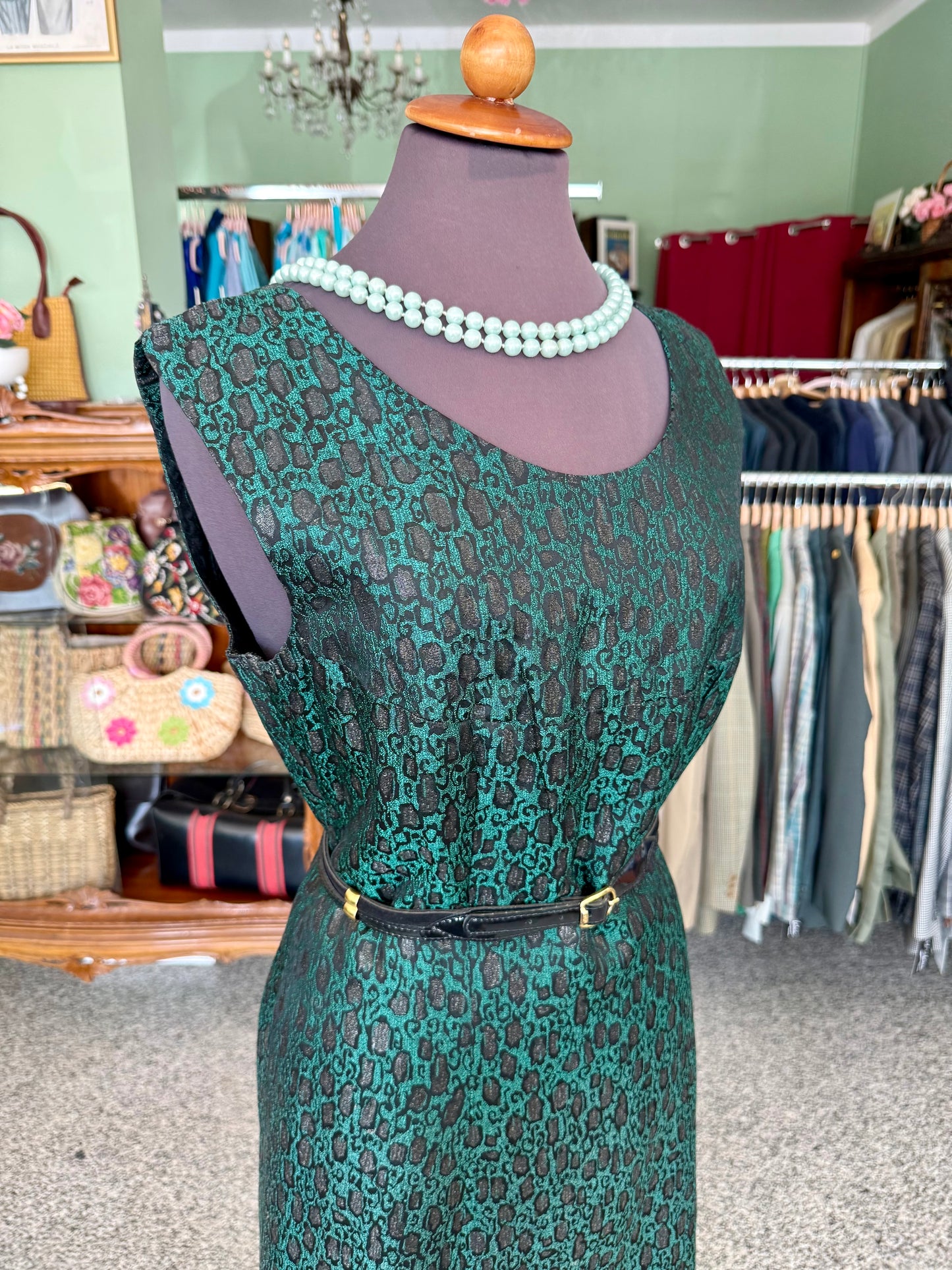 Abito anni ‘60 sartoriale animalier - TG. 46