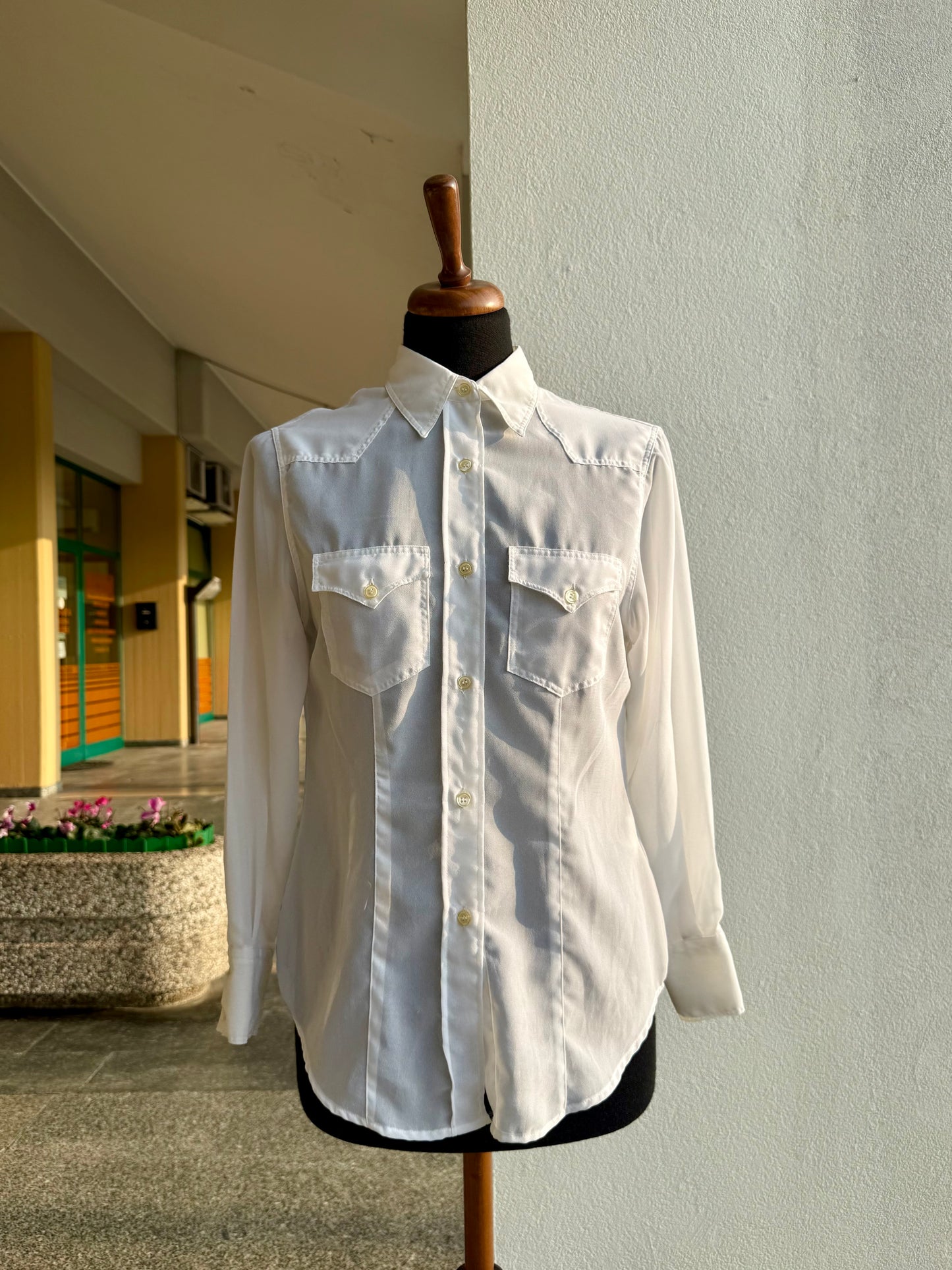 Camicia bianca in organza - TG. 40