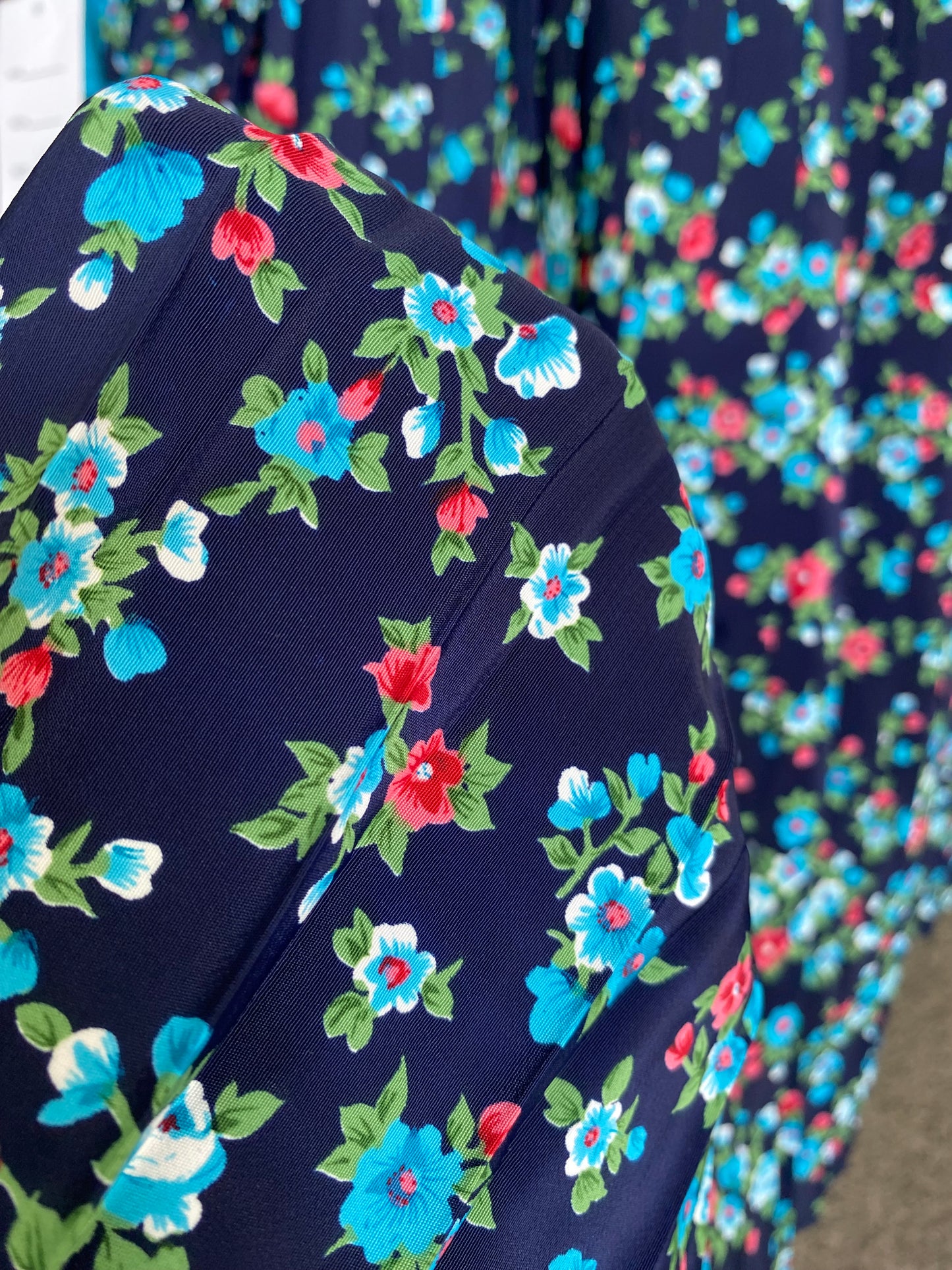 Gonna anni ‘80 stampa floreale - TG. 38/40