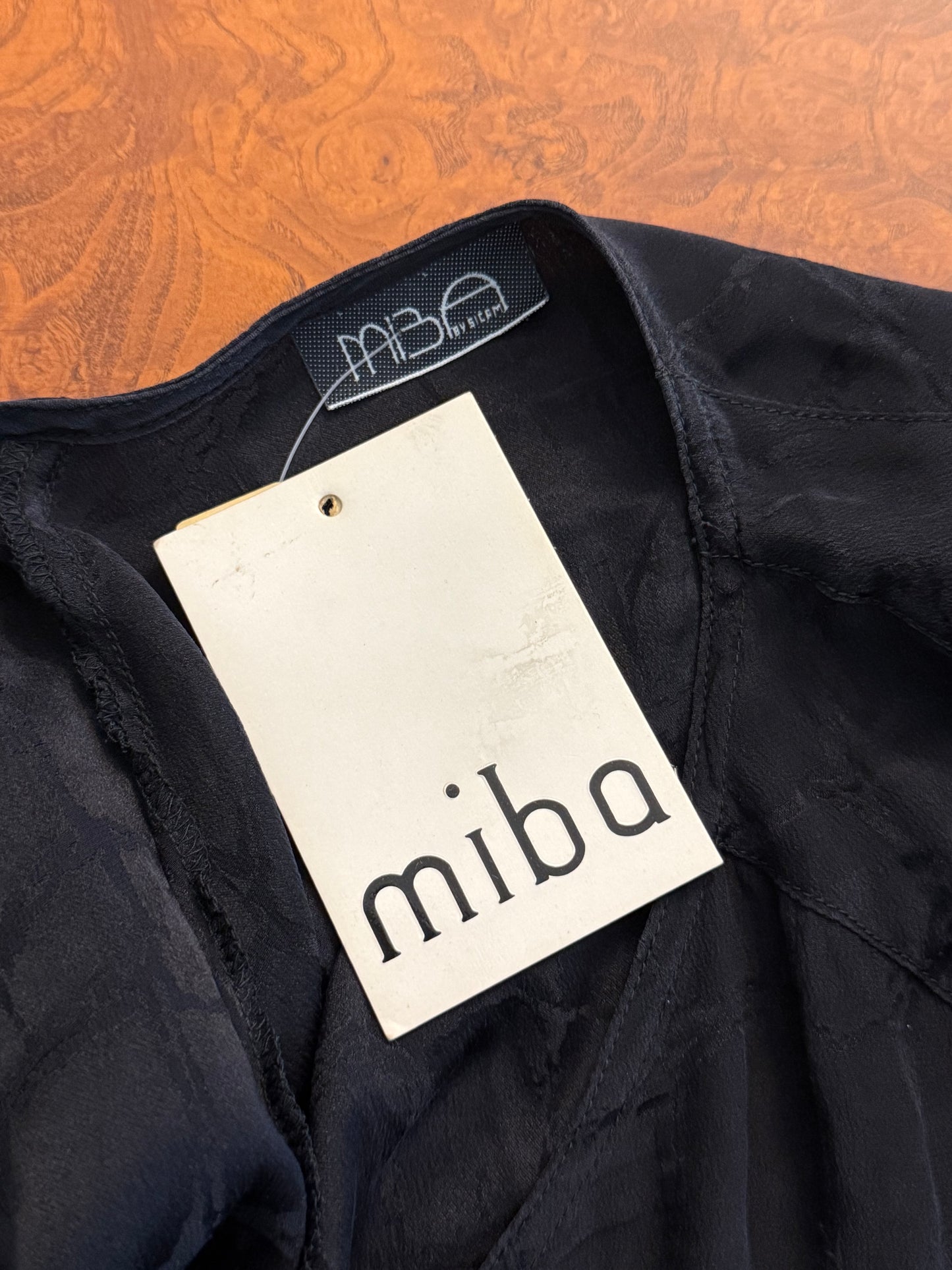 Abito nero in pura seta - TG. 44