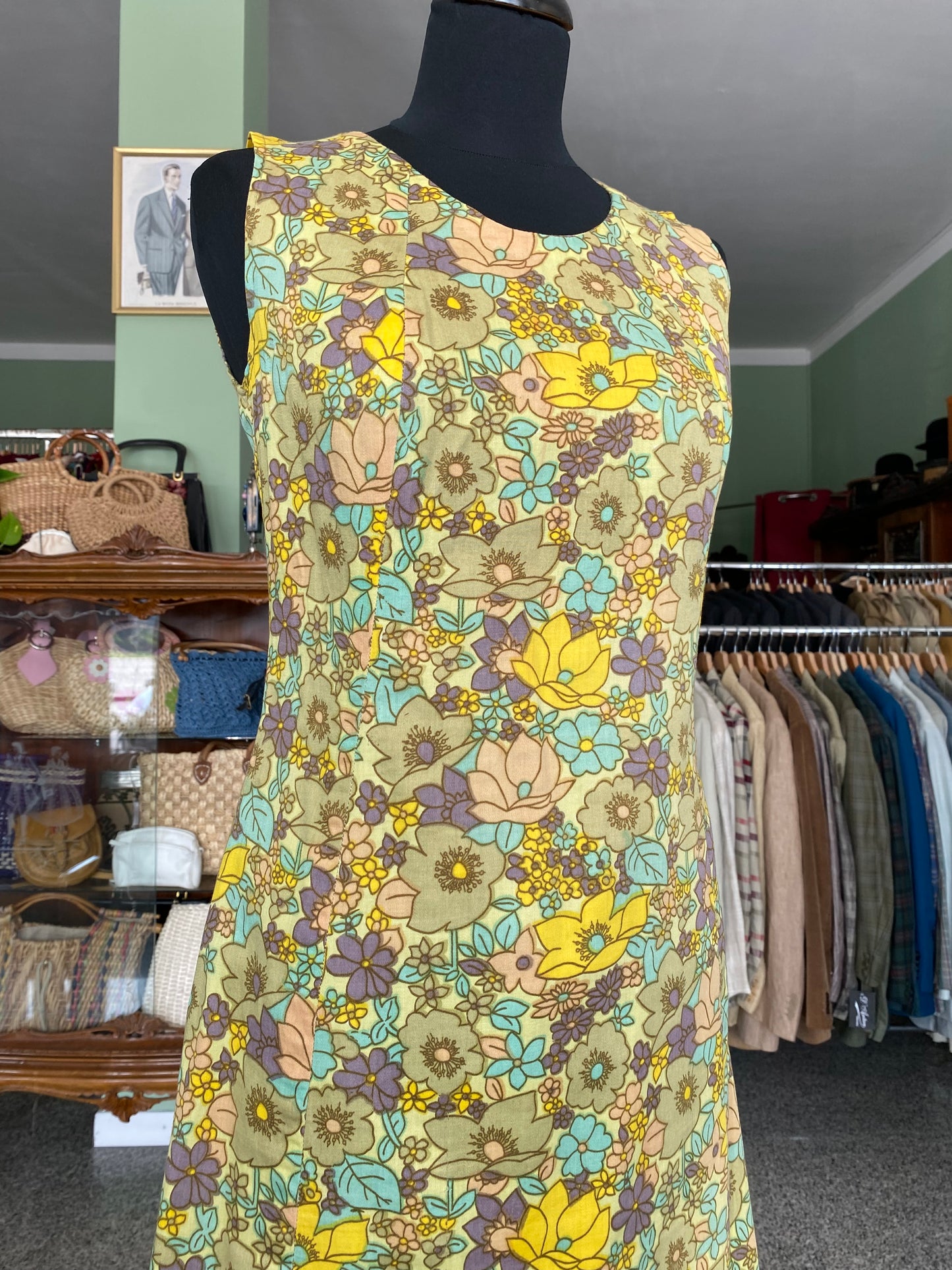 Abito sartoriale anni ‘60 in cotone - TG. 40