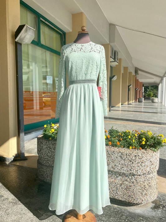 Abito da cerimonia verde acqua - TG. 38
