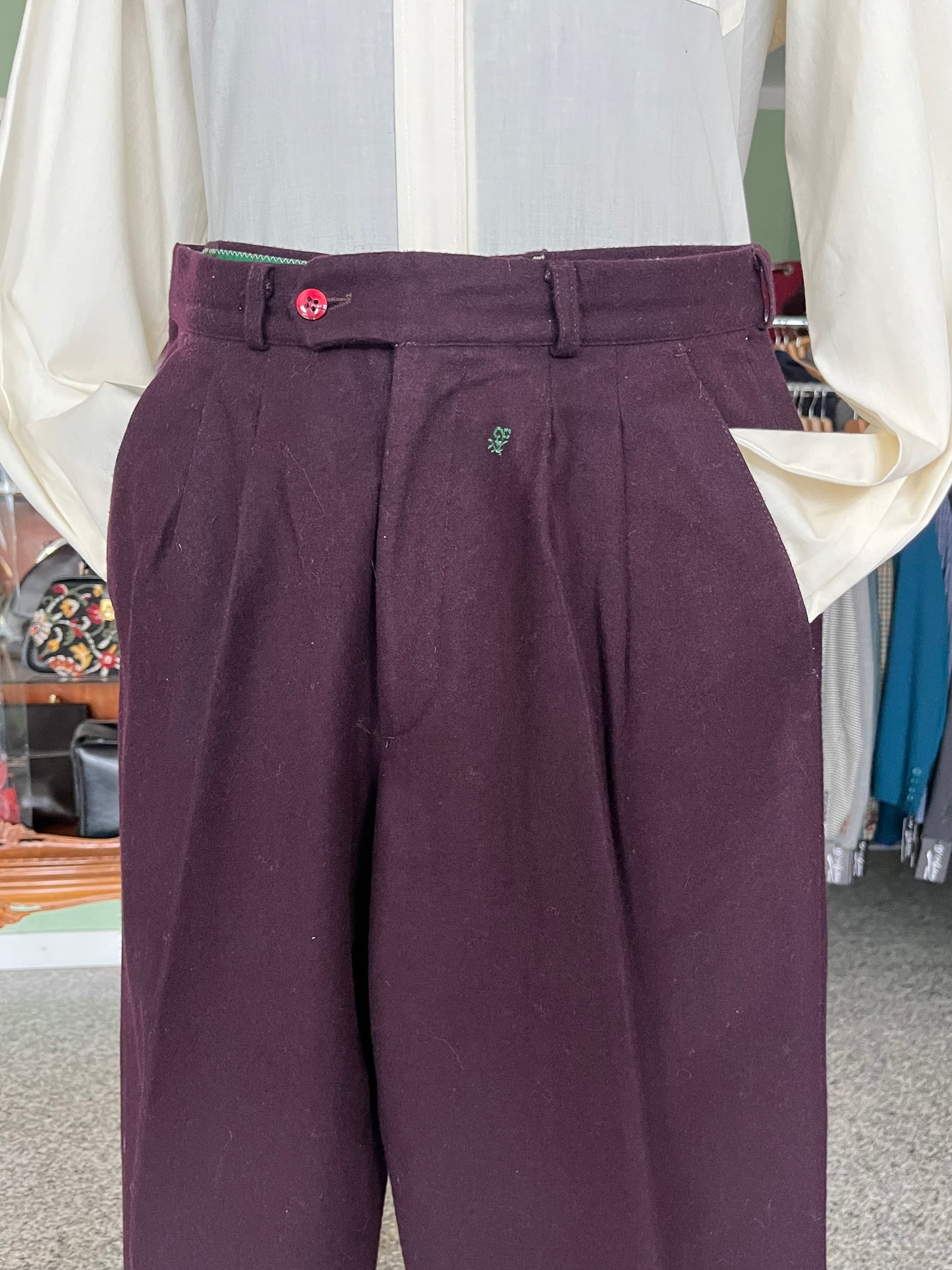 Calzoni anni ‘80 flanella tg. 46-48