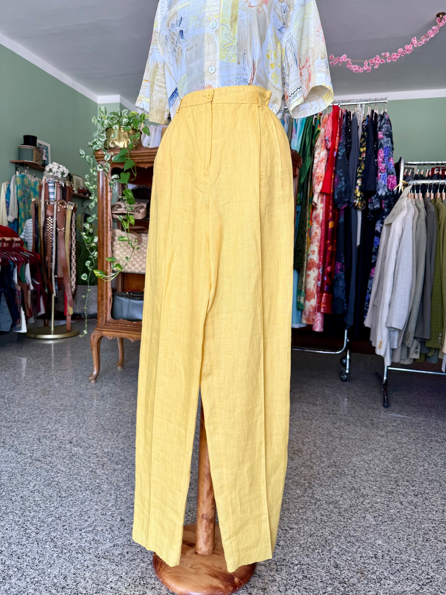 Pantaloni 100% lino - TG. 40