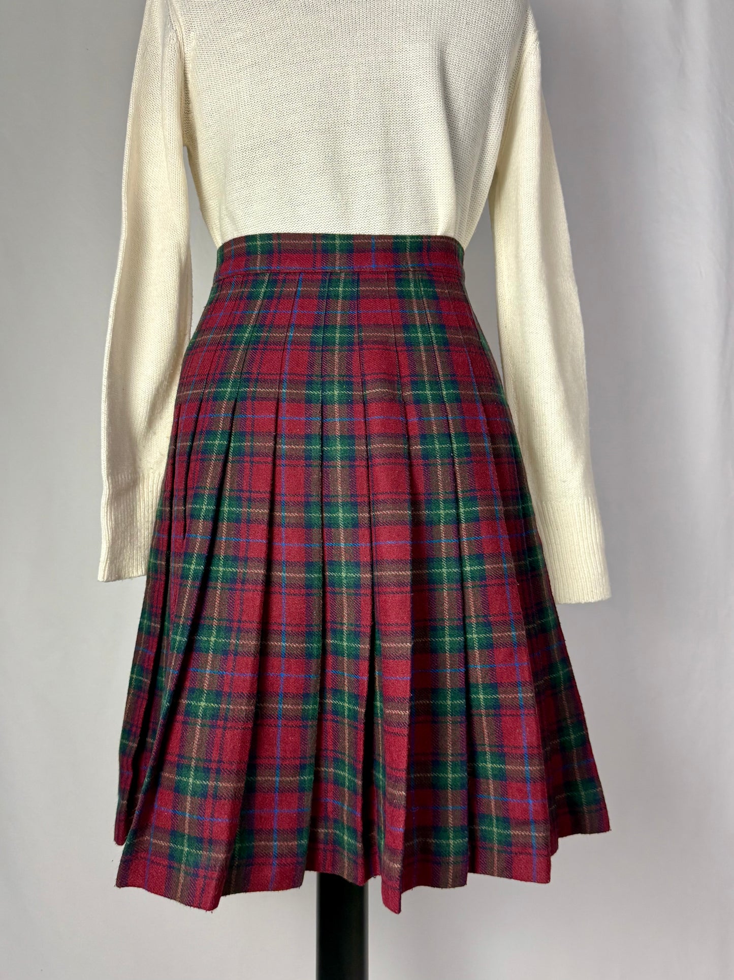 Gonna in lana fantasia tartan - TG. 42