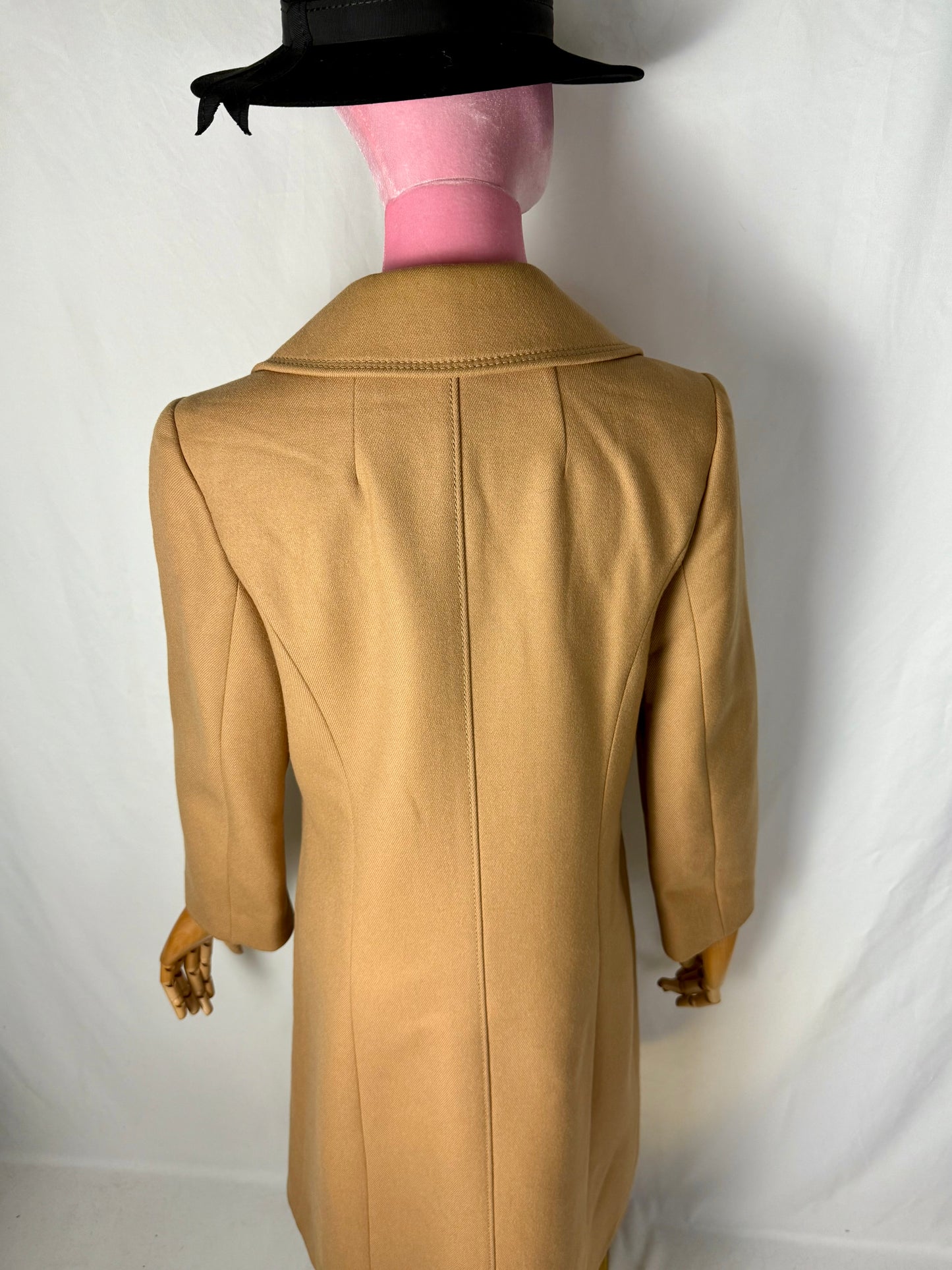 Cappotto cammello anni ’70 in pura lana - TG. 40/42