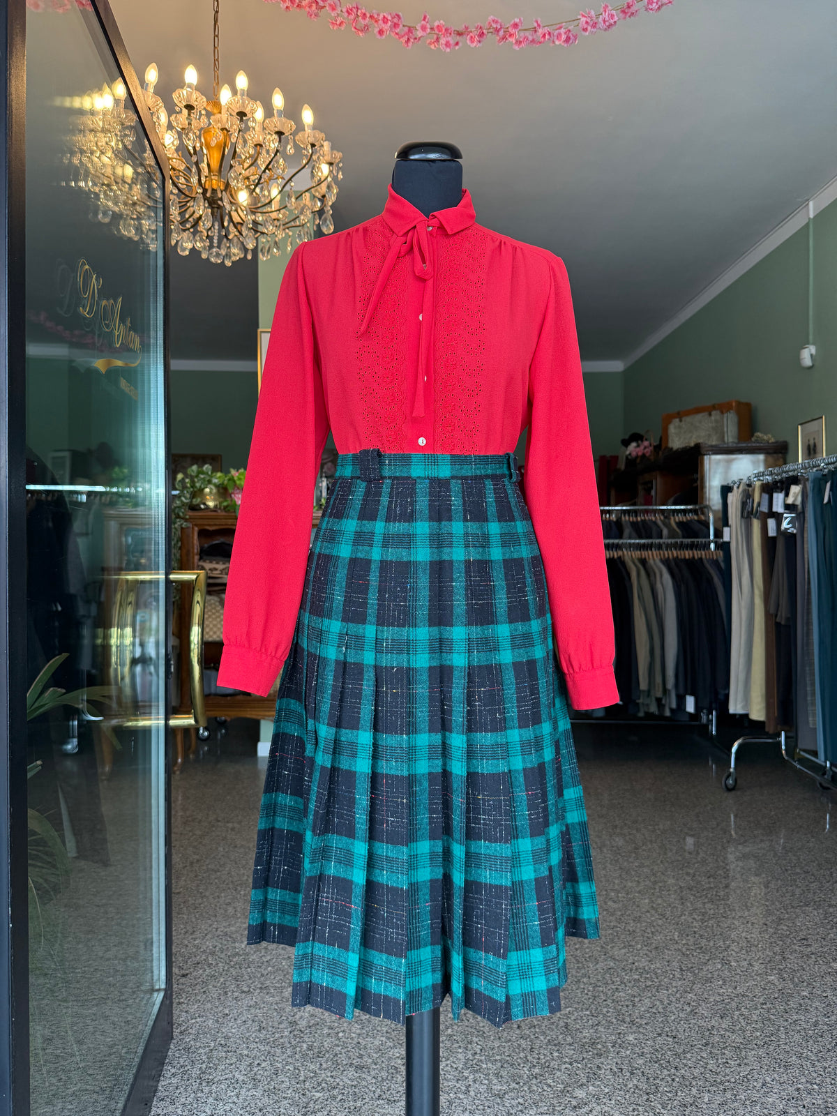 Gonna verde tartan - TG. 44/46