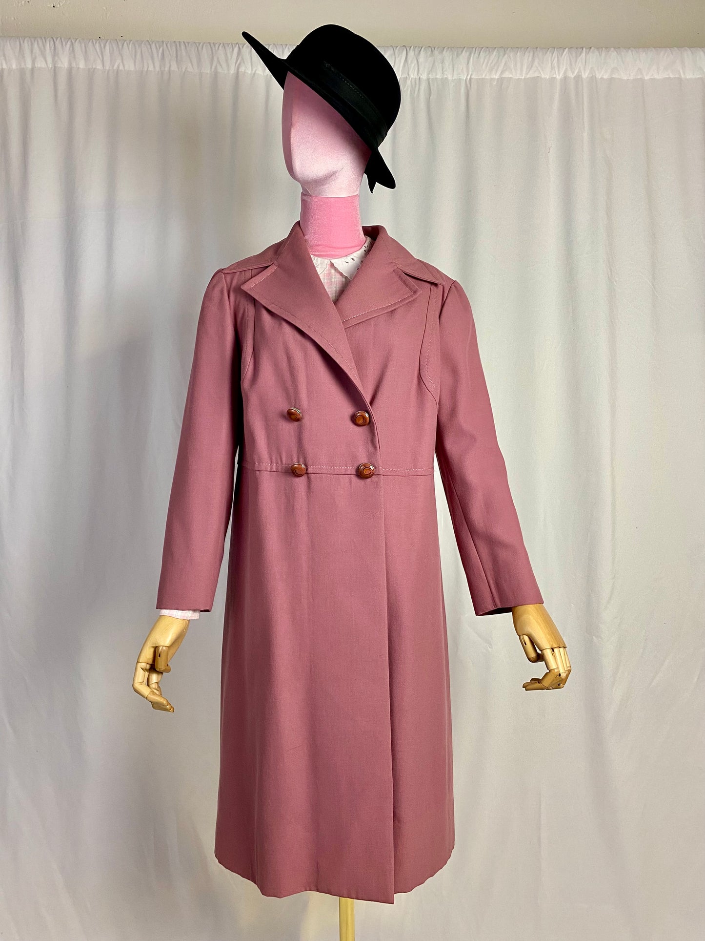 Cappotto anni ‘60 malva - TG. 42/44