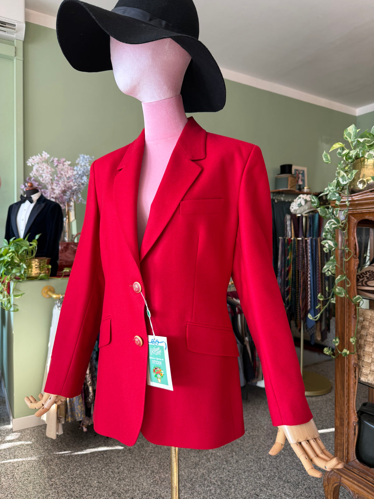 Blazer rosso nuovo fondo di magazzino - TG. 44