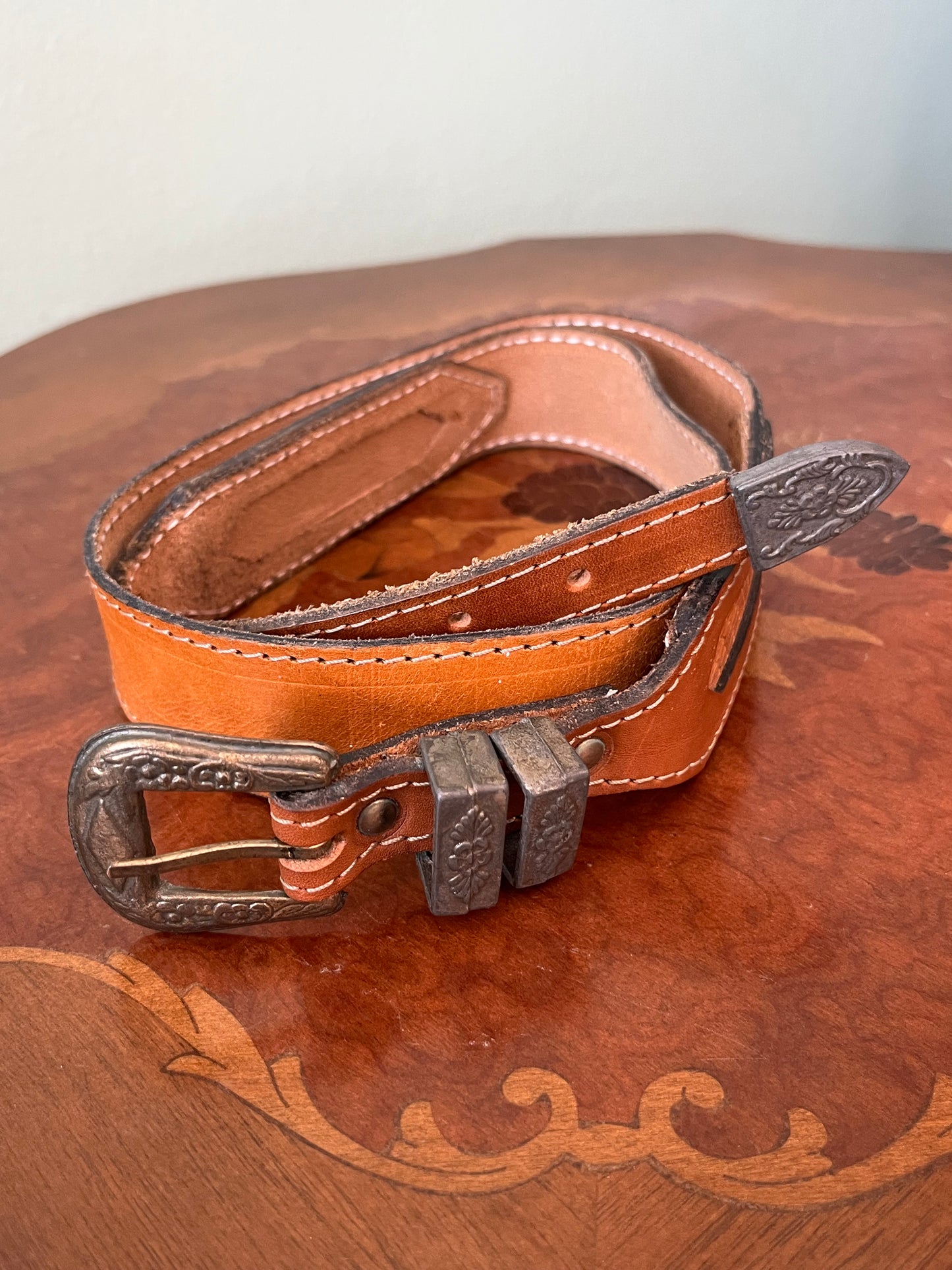 Cintura texana in pelle