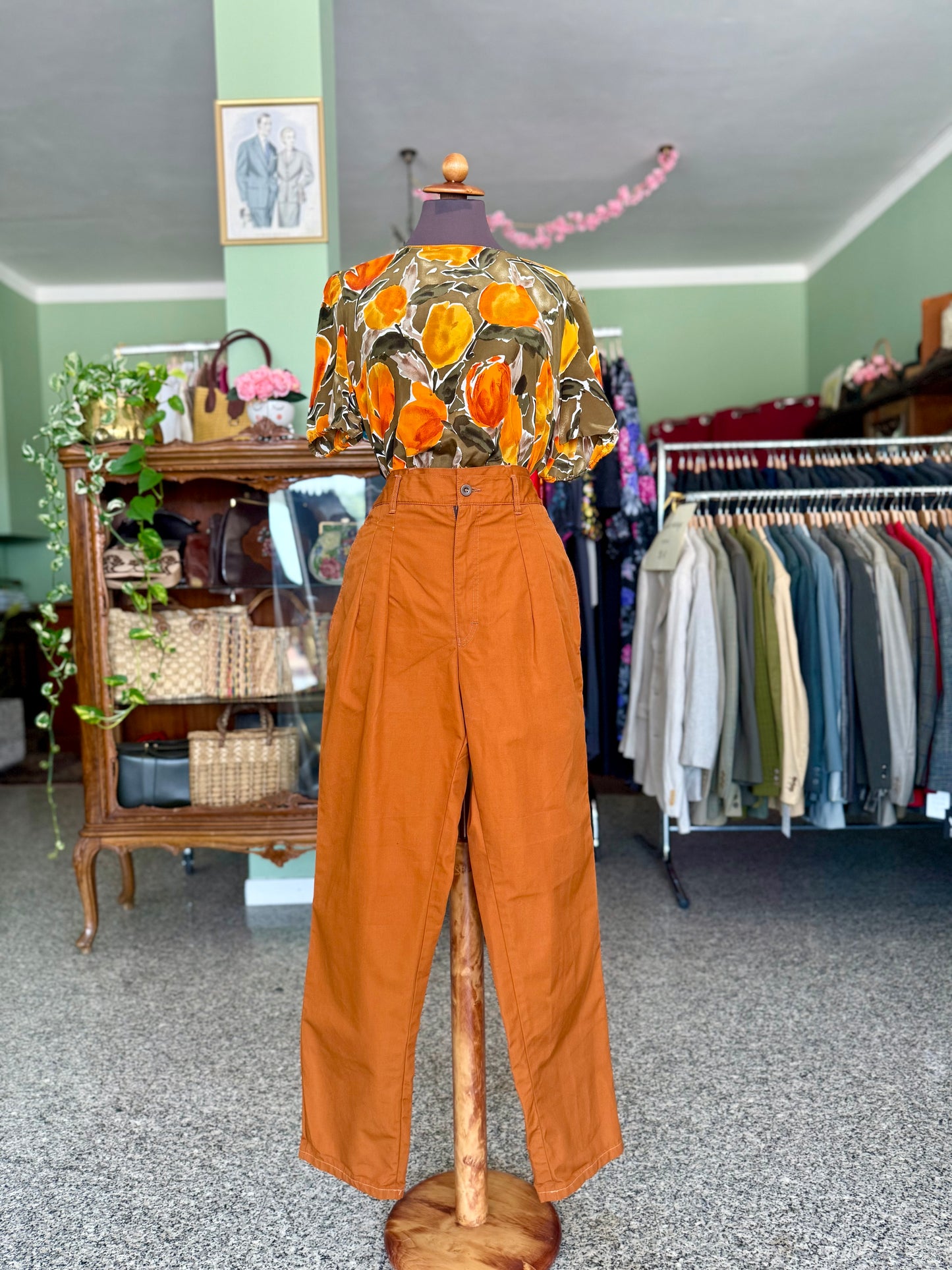 Pantaloni color mattone - TG. 46/48