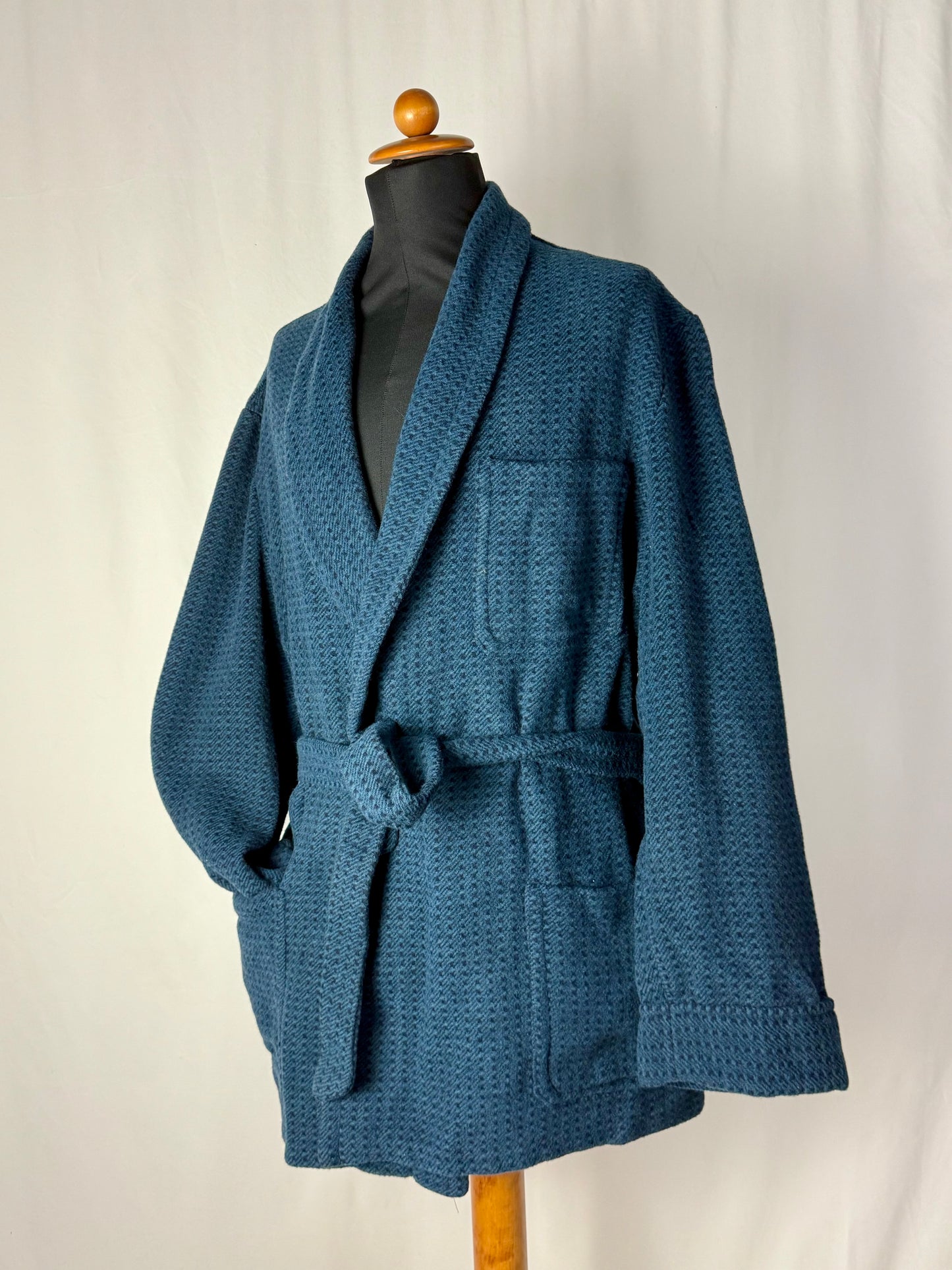 Giacca da camera petrolio tg. M-L