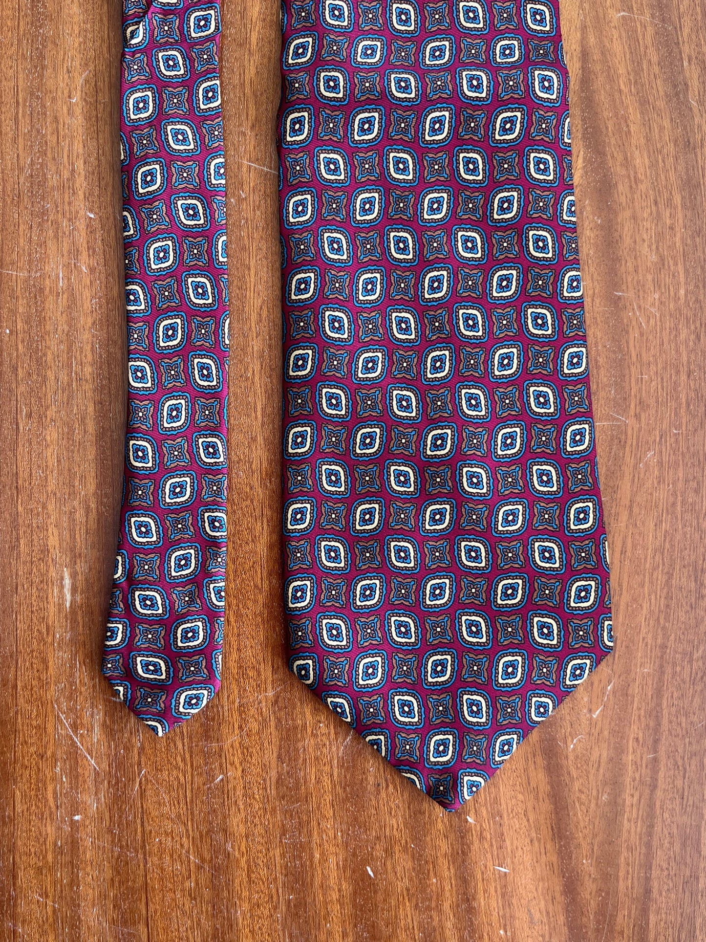 Cravatta anni ‘80 geometrica