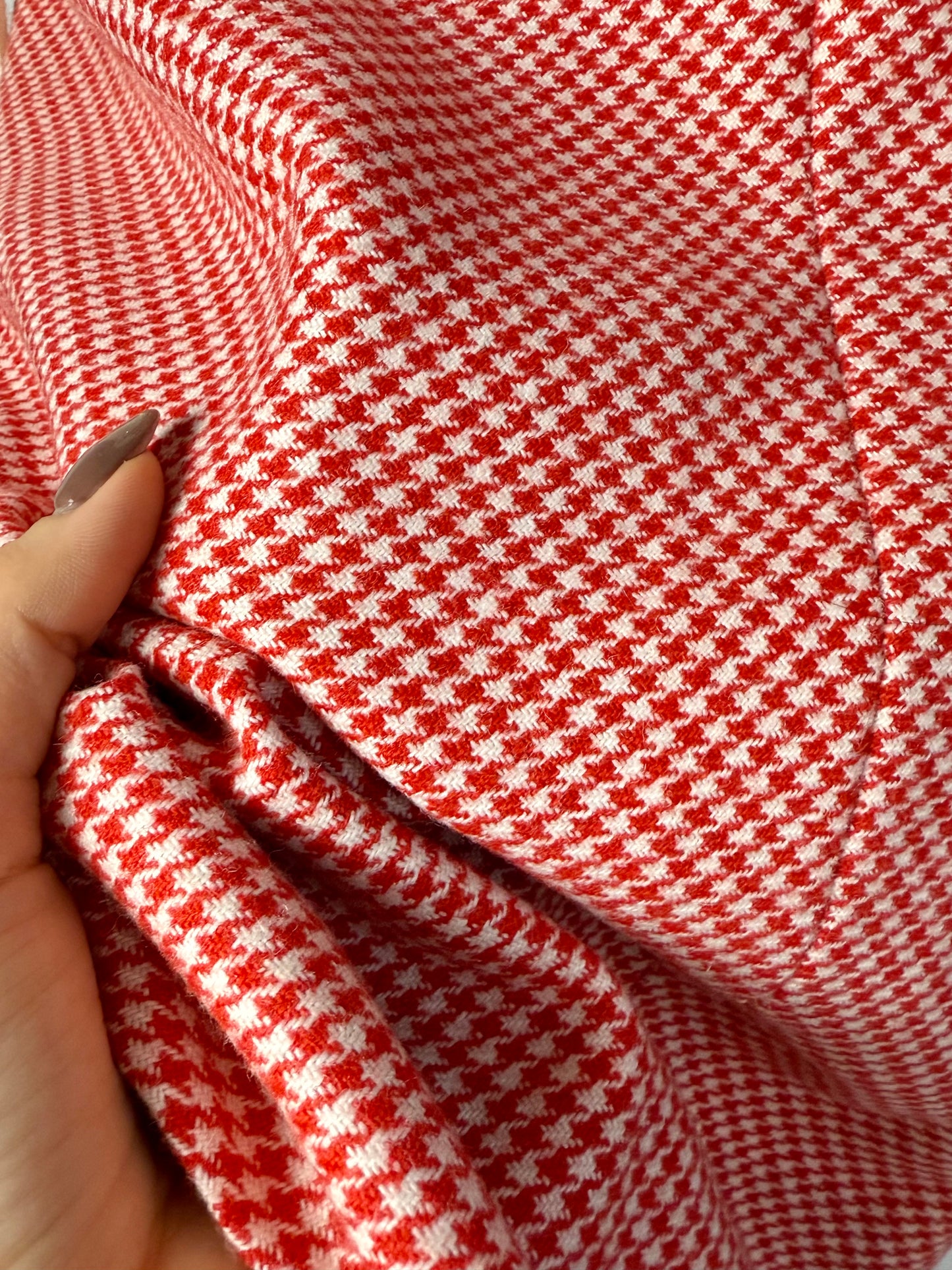 Gonna in lana anni ‘70 pied de poule - TG. 44