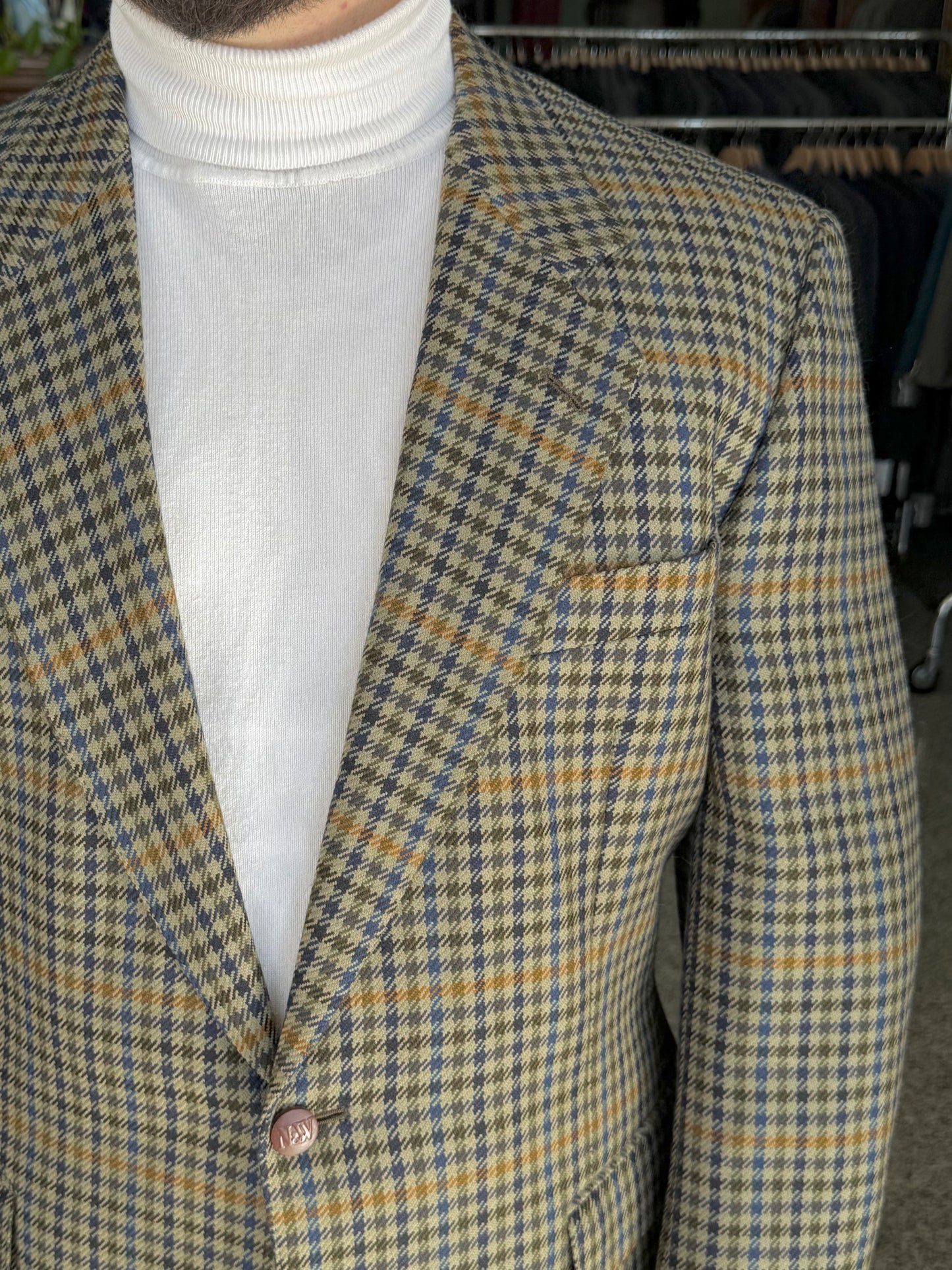 Giacca anni '80 pied-de-poule tg. 50-52