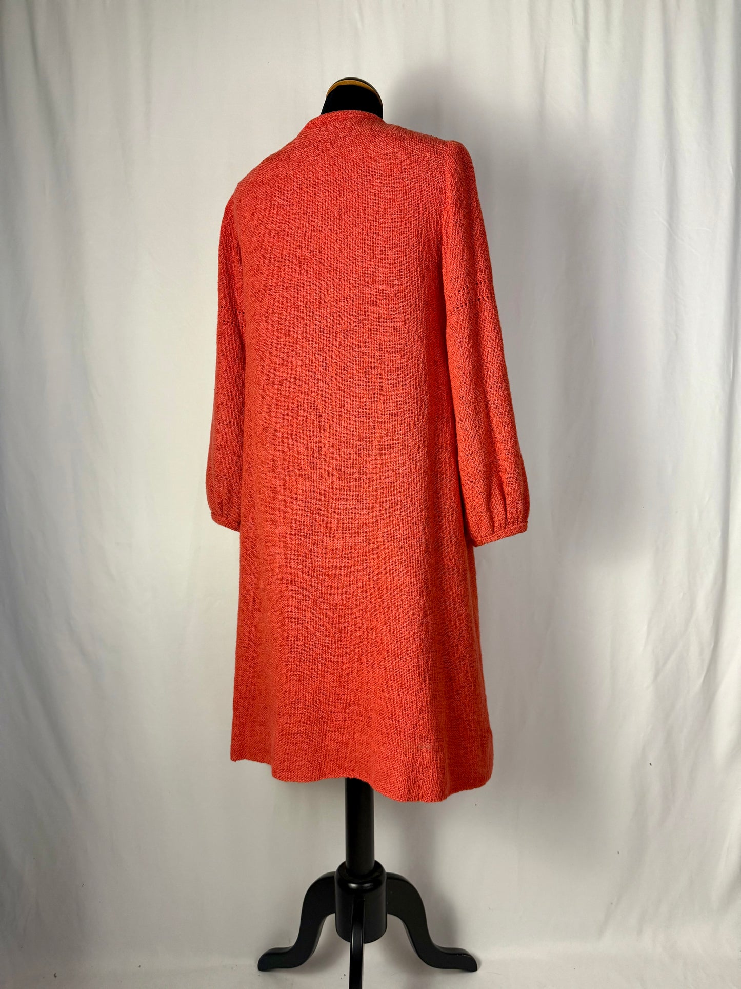 Abito in maglia anni ‘60 color corallo - TG. 42 circa