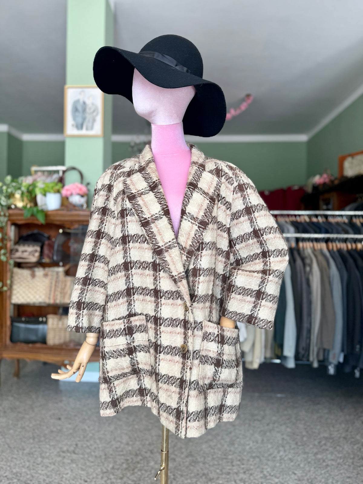 Cappotto sartoriale in tweed - TG. 44/46/48