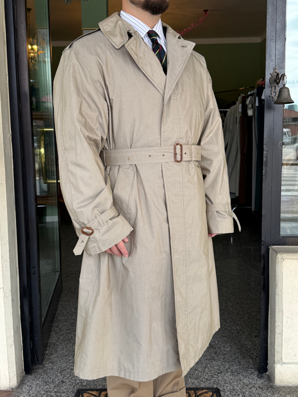 Trench anni ‘80 sfoderato tg. 56-58