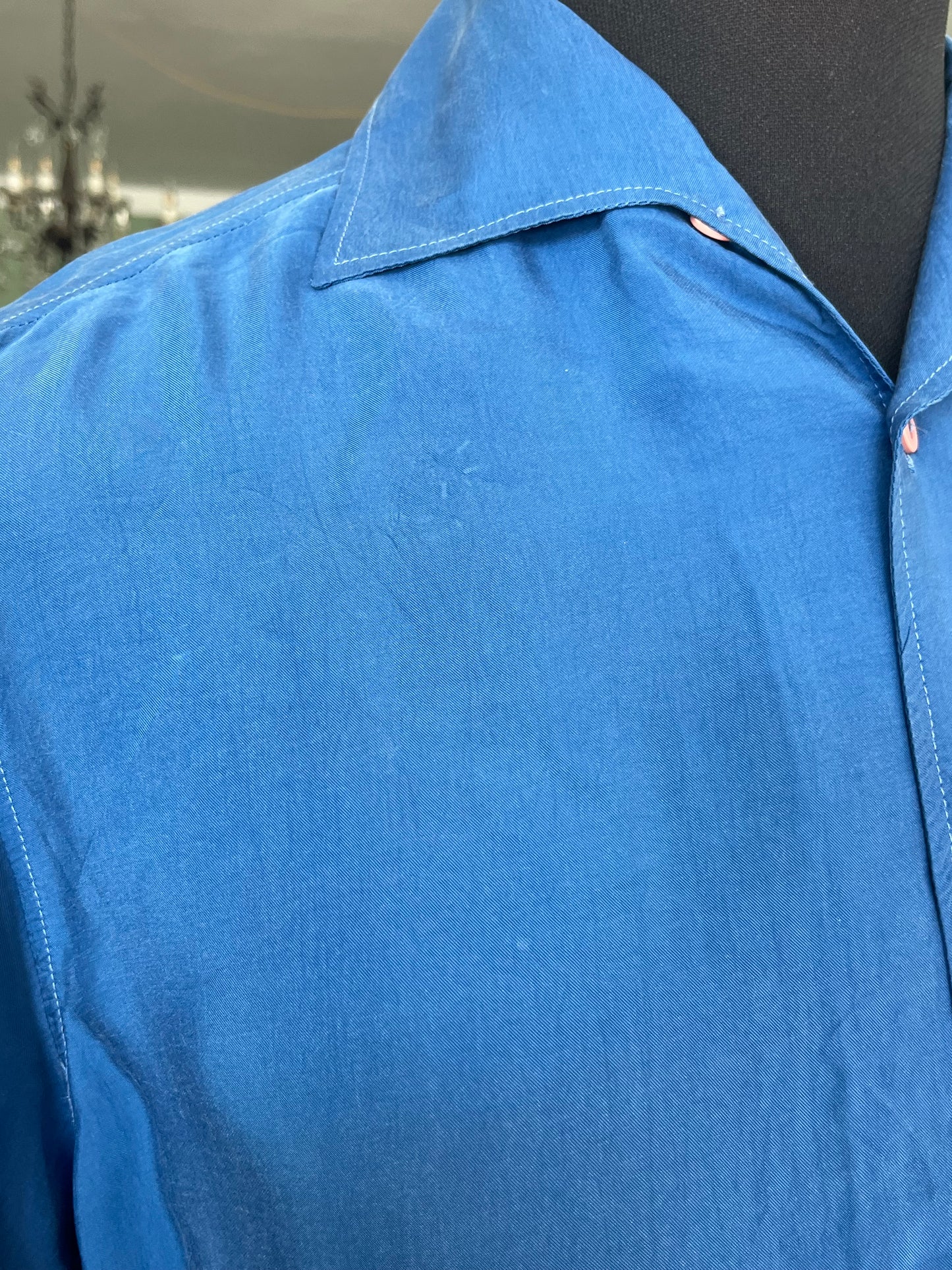 Camicia in cupro anni ‘80 tg. M-L