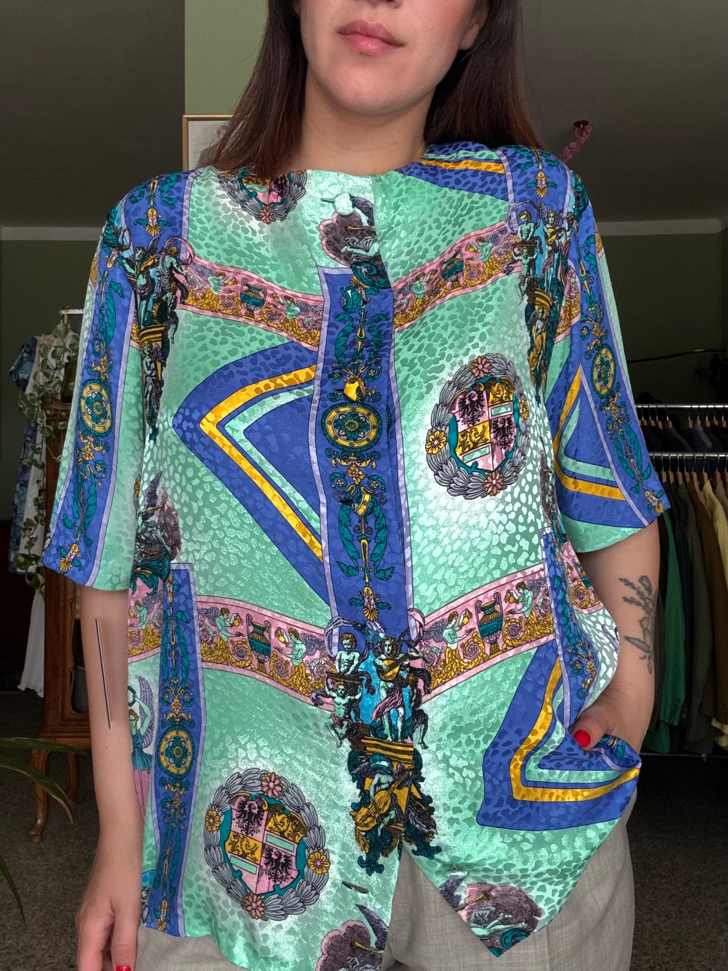 Camicia barocca anni ‘80 - TG. 46 circa