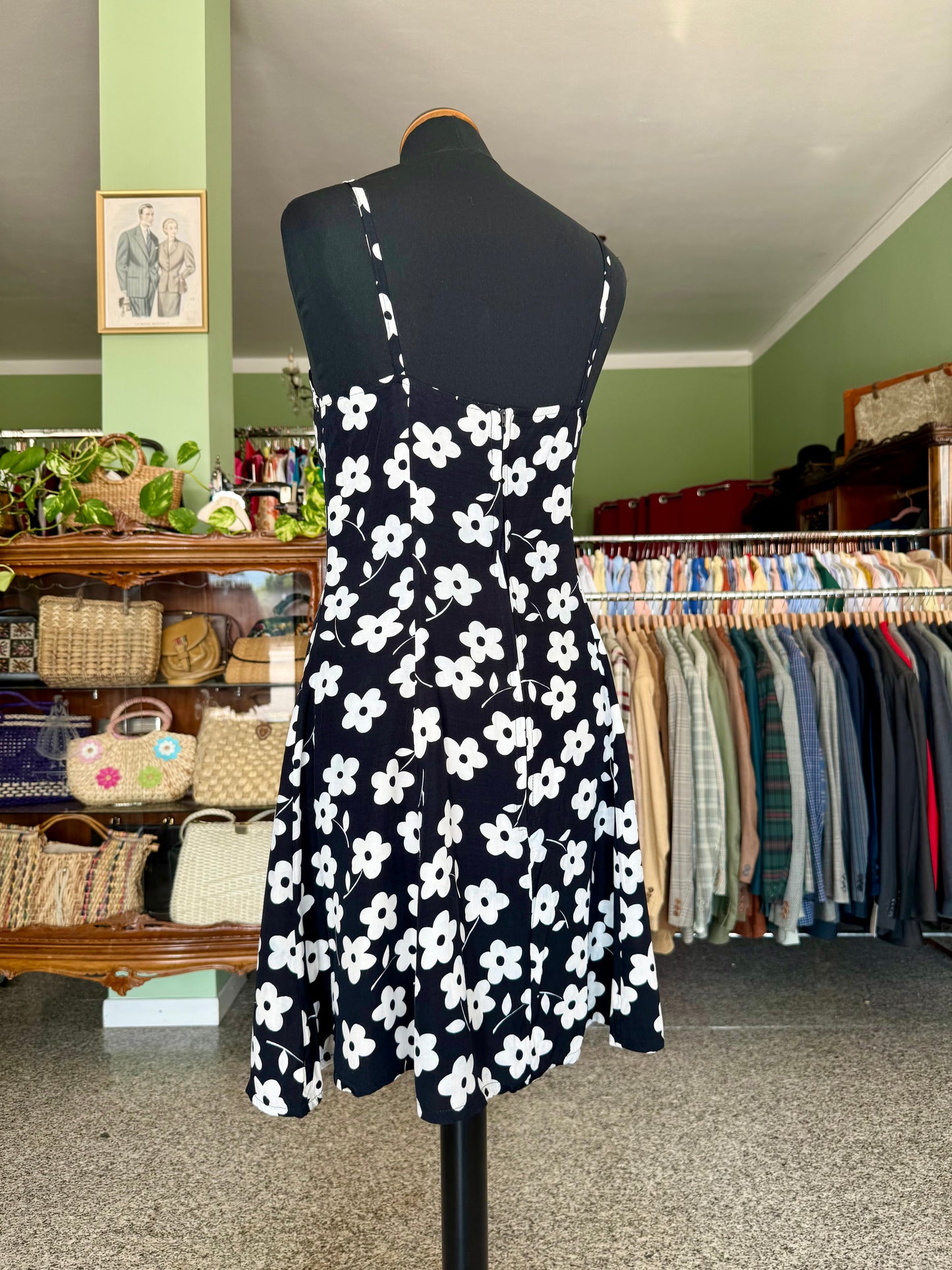 Mini dress con margherite - TG. 38