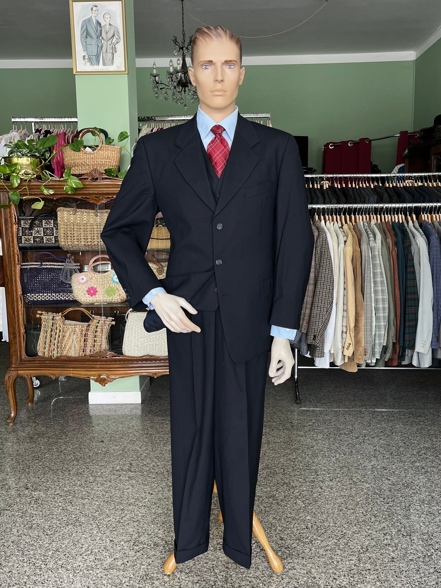 Completo tre pezzi anni ‘80-'90 tg. 54-56